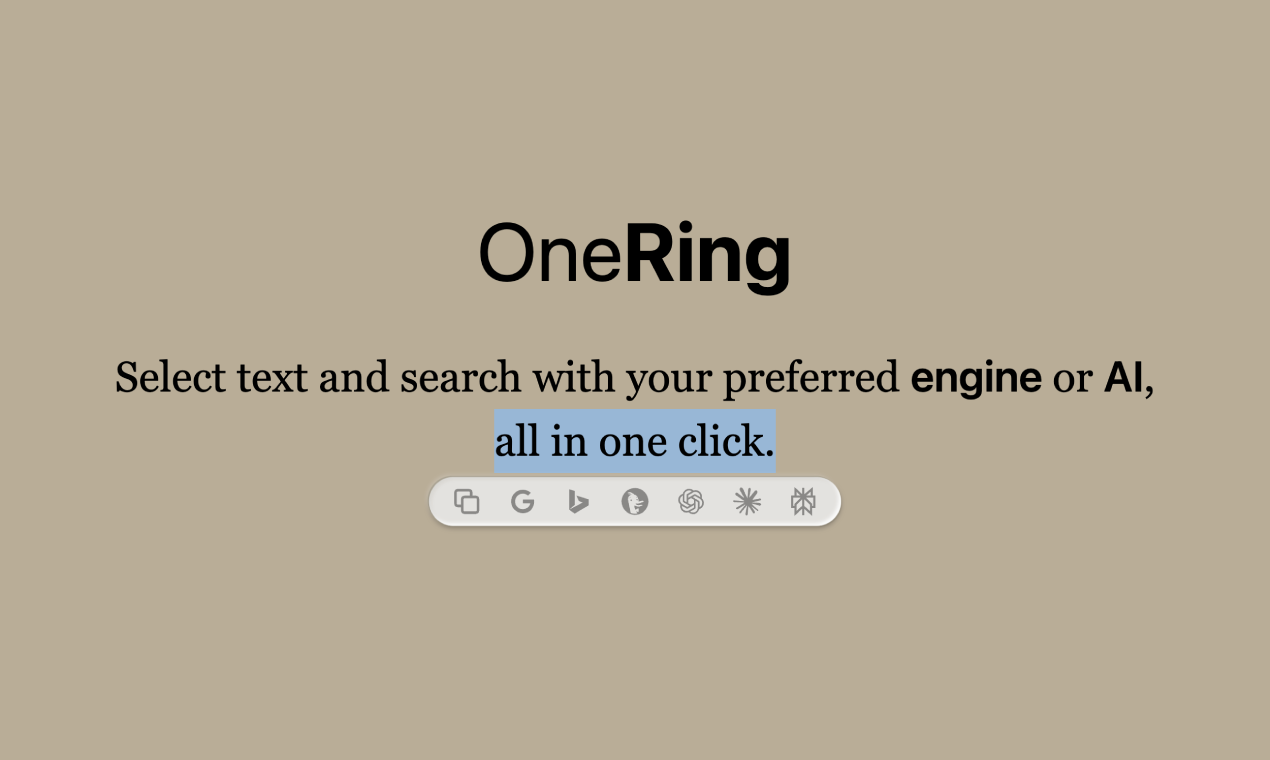 OneRing screenshot 1