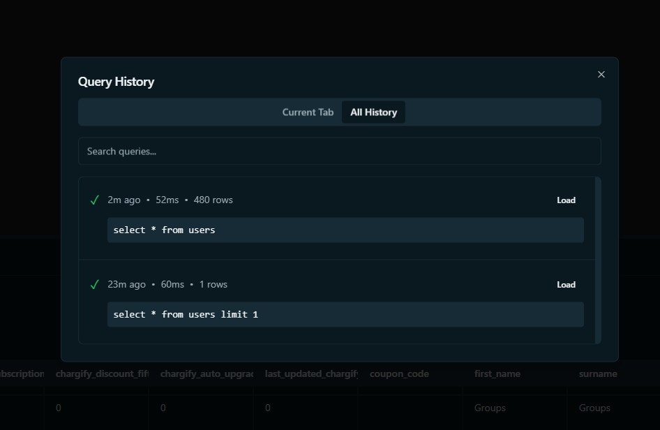AI powered MySQL client screenshot 6