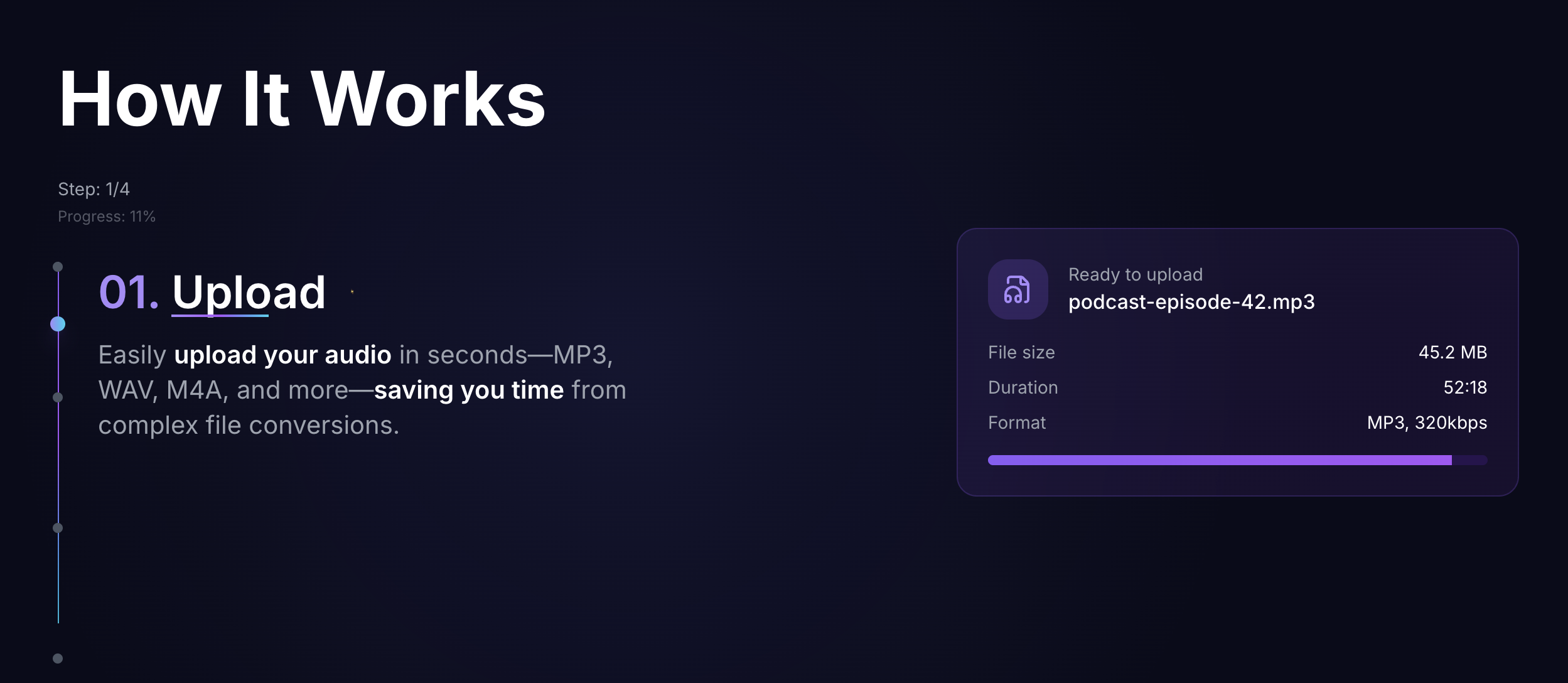PodSummarize screenshot 2
