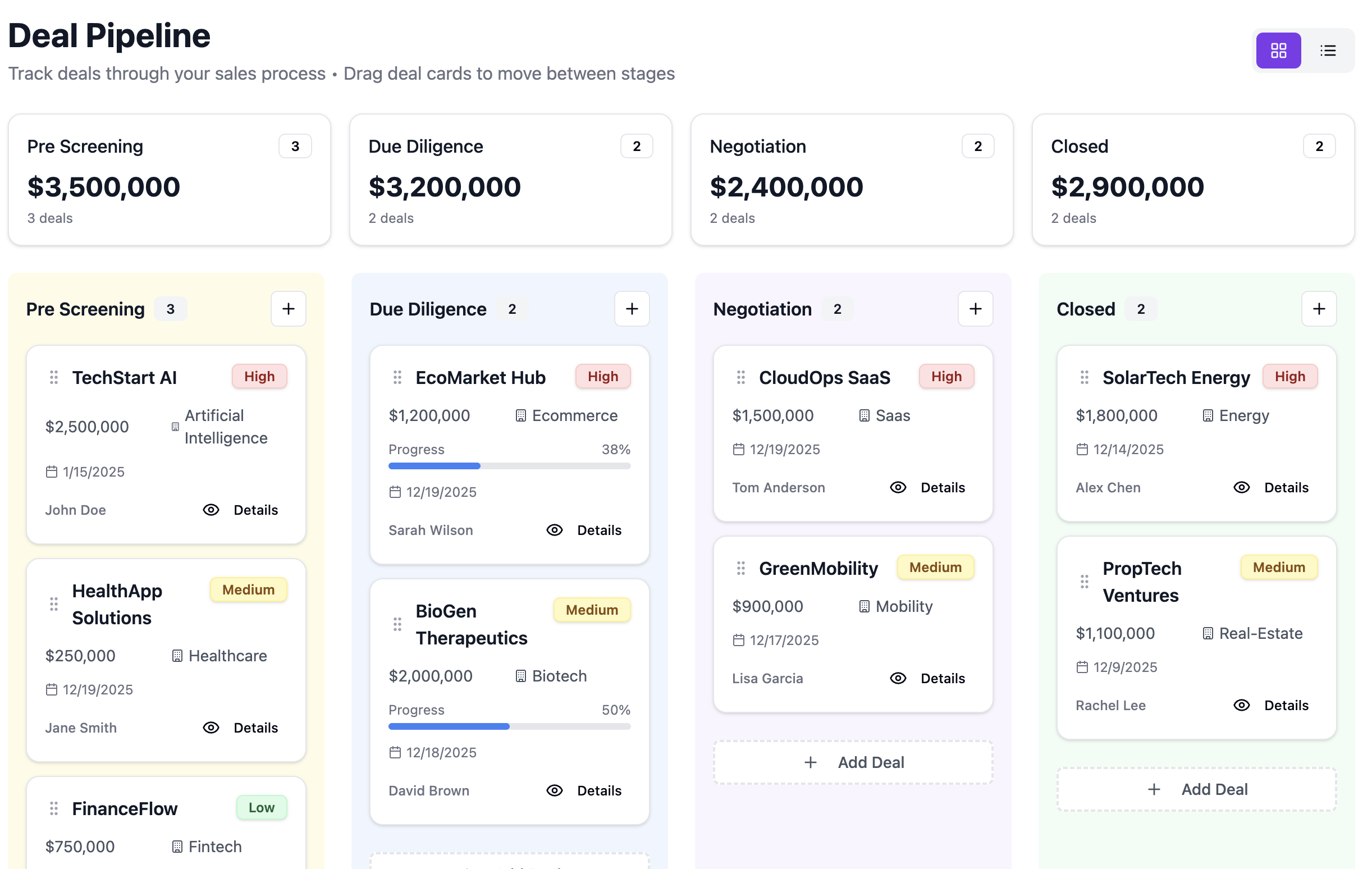 Diliflow screenshot 2