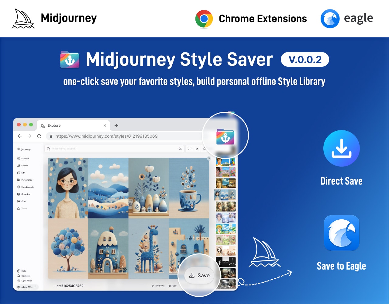 Midjourney Style Saver V.0.0.2 screenshot 1
