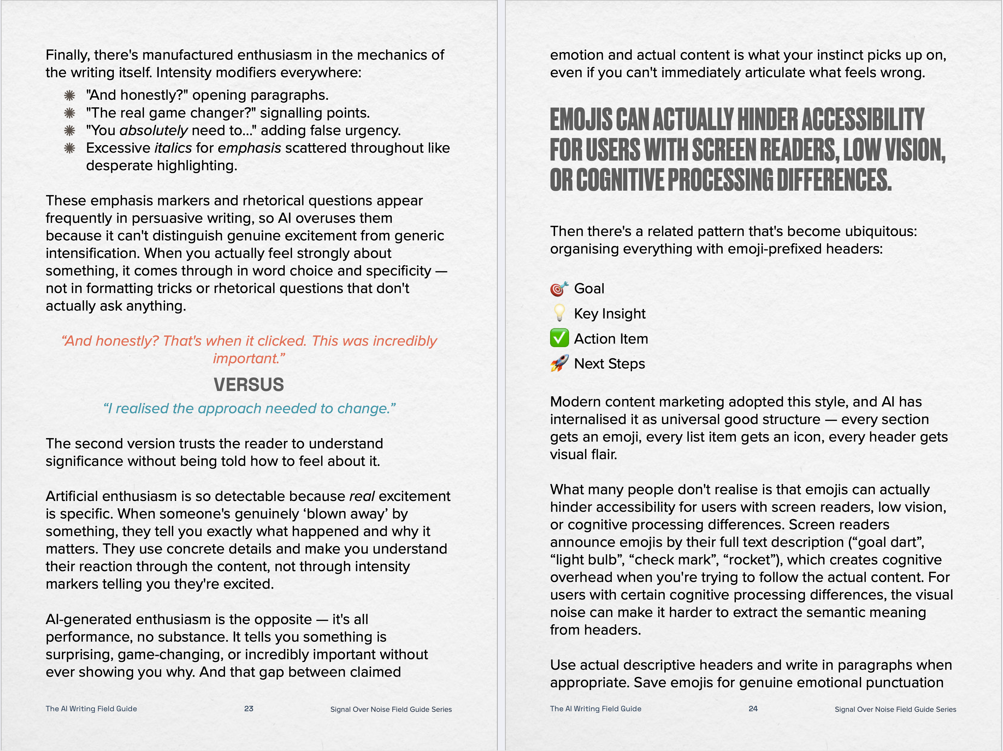 The AI Writing Field Guide screenshot 2
