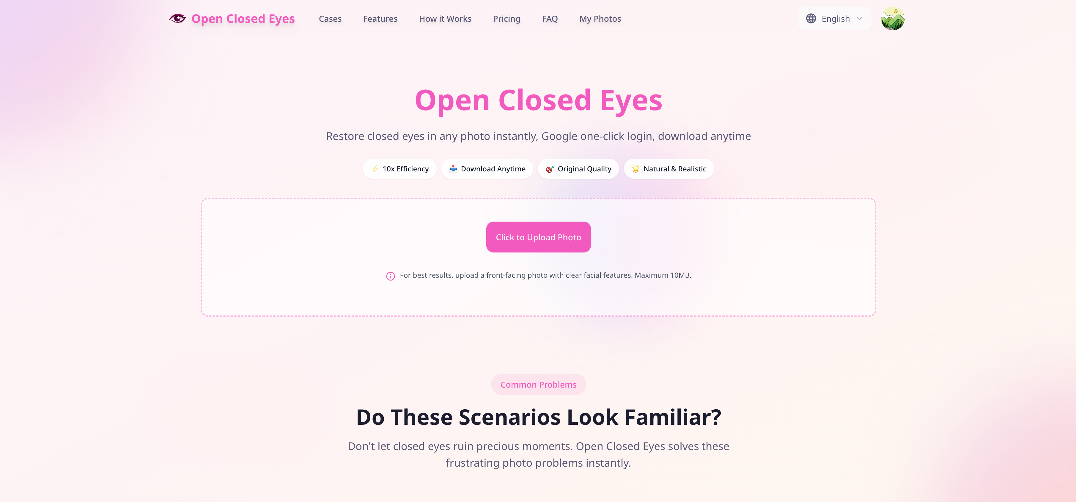 Open Closed Eyes screenshot 1