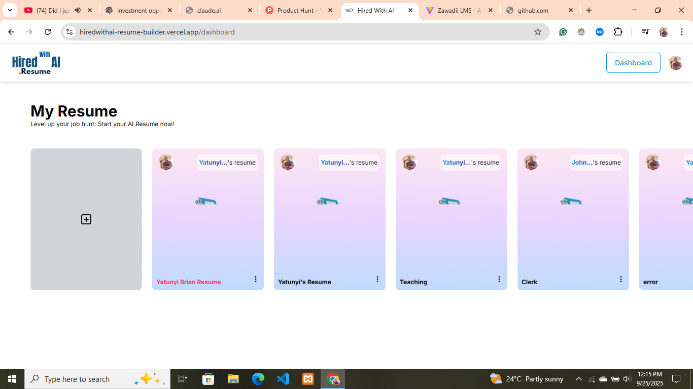 Hired with AI screenshot 1