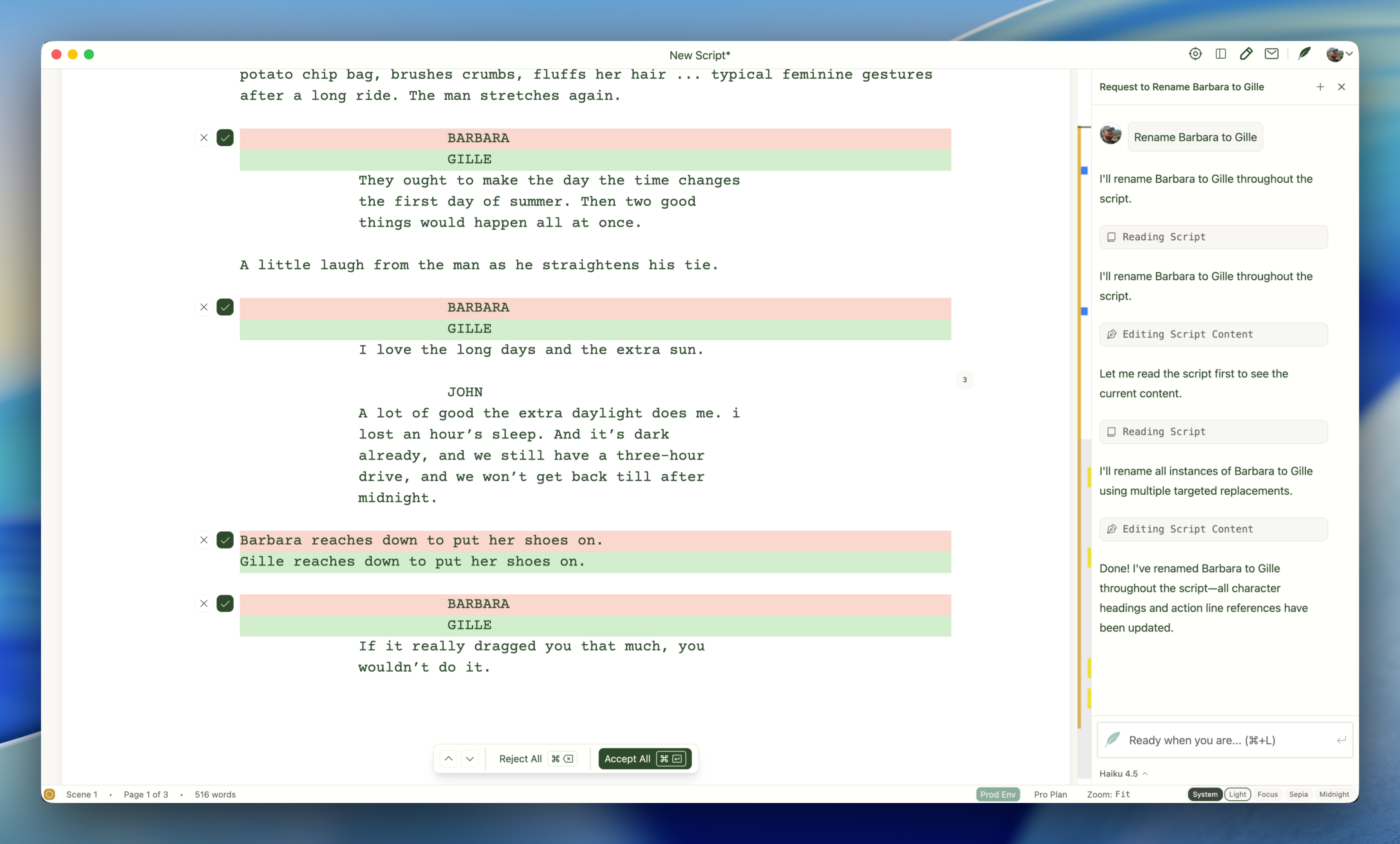 Inkwell Editor screenshot 3