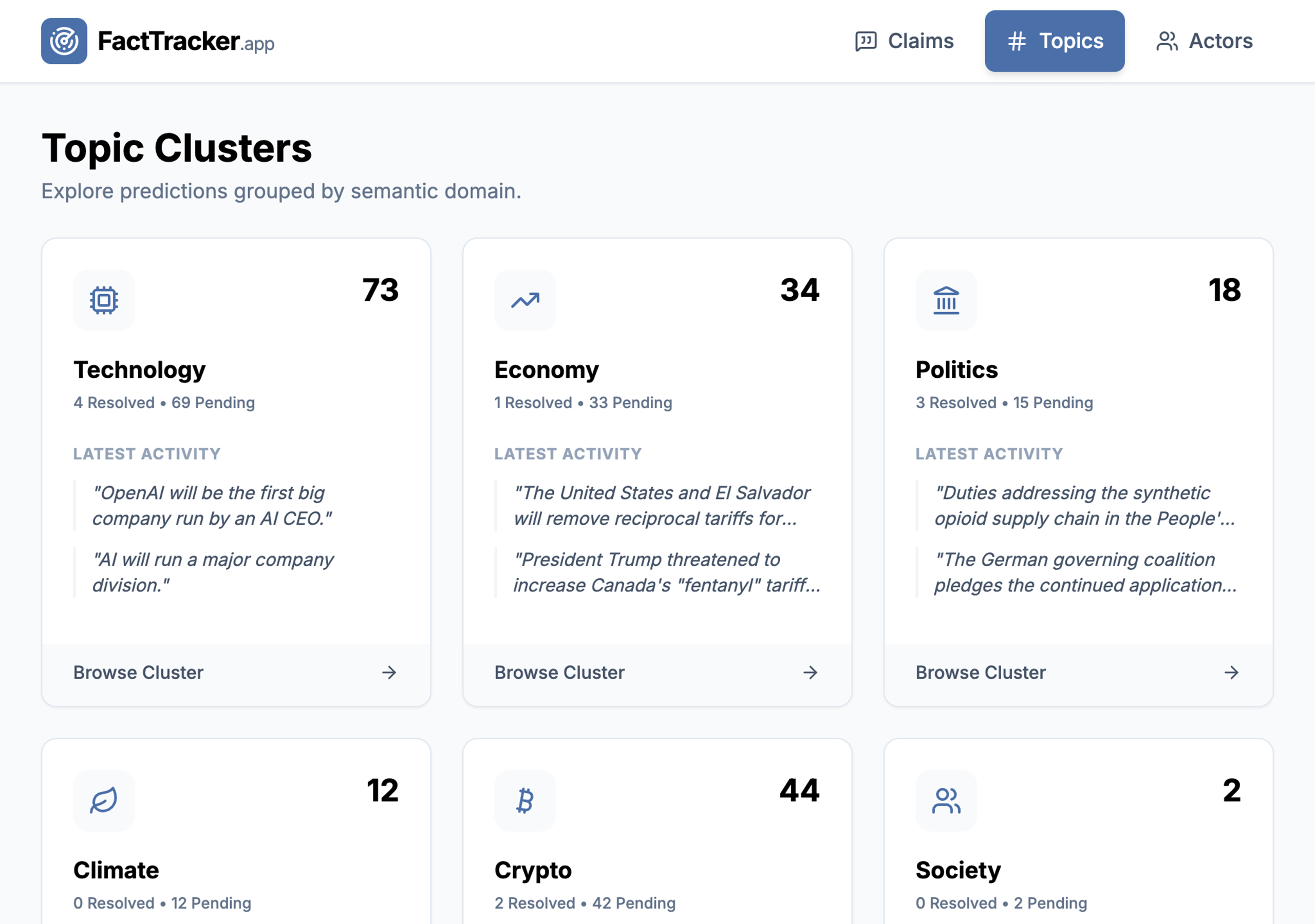 FactTracker screenshot 3