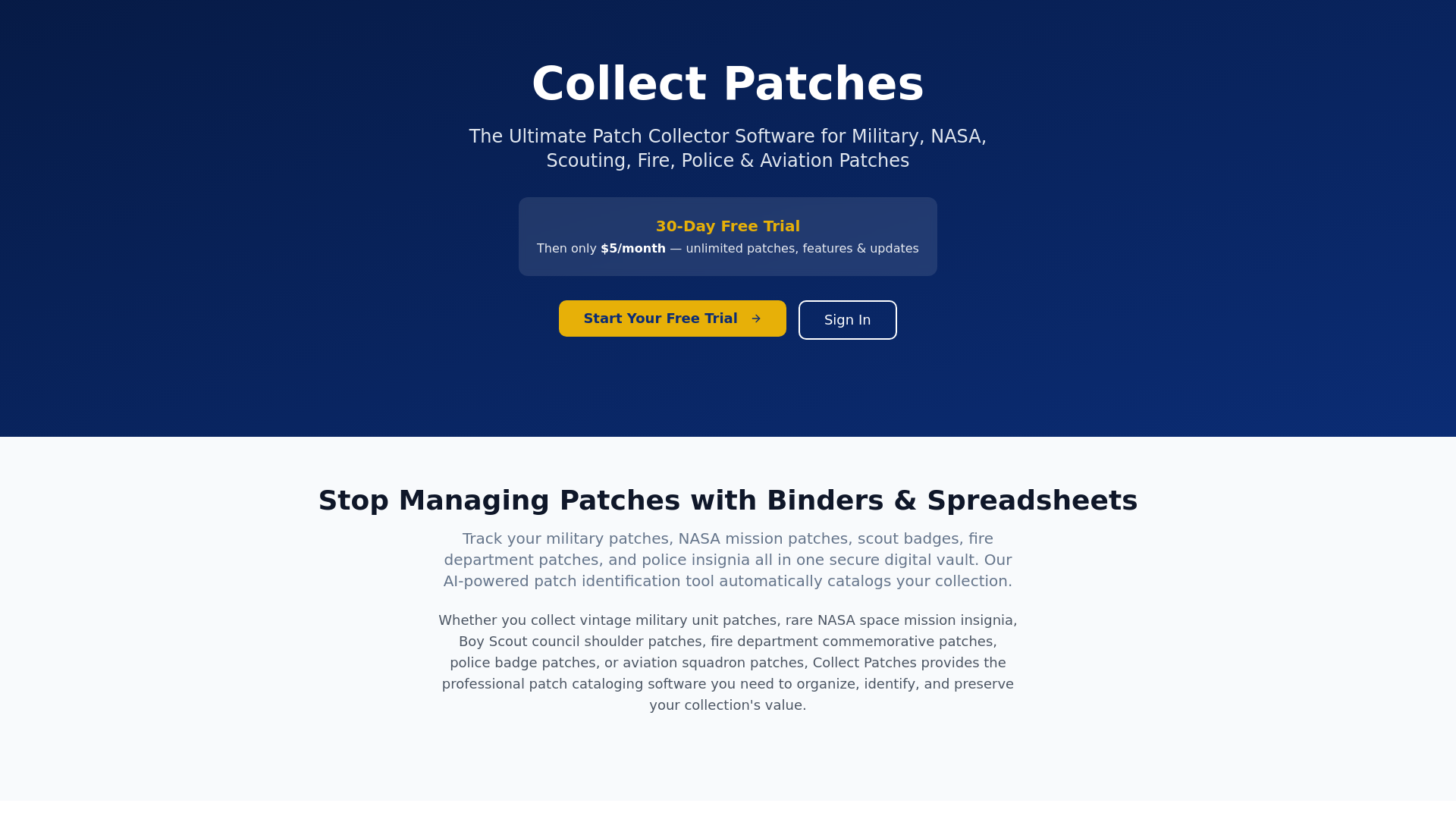Collect Patches screenshot 1