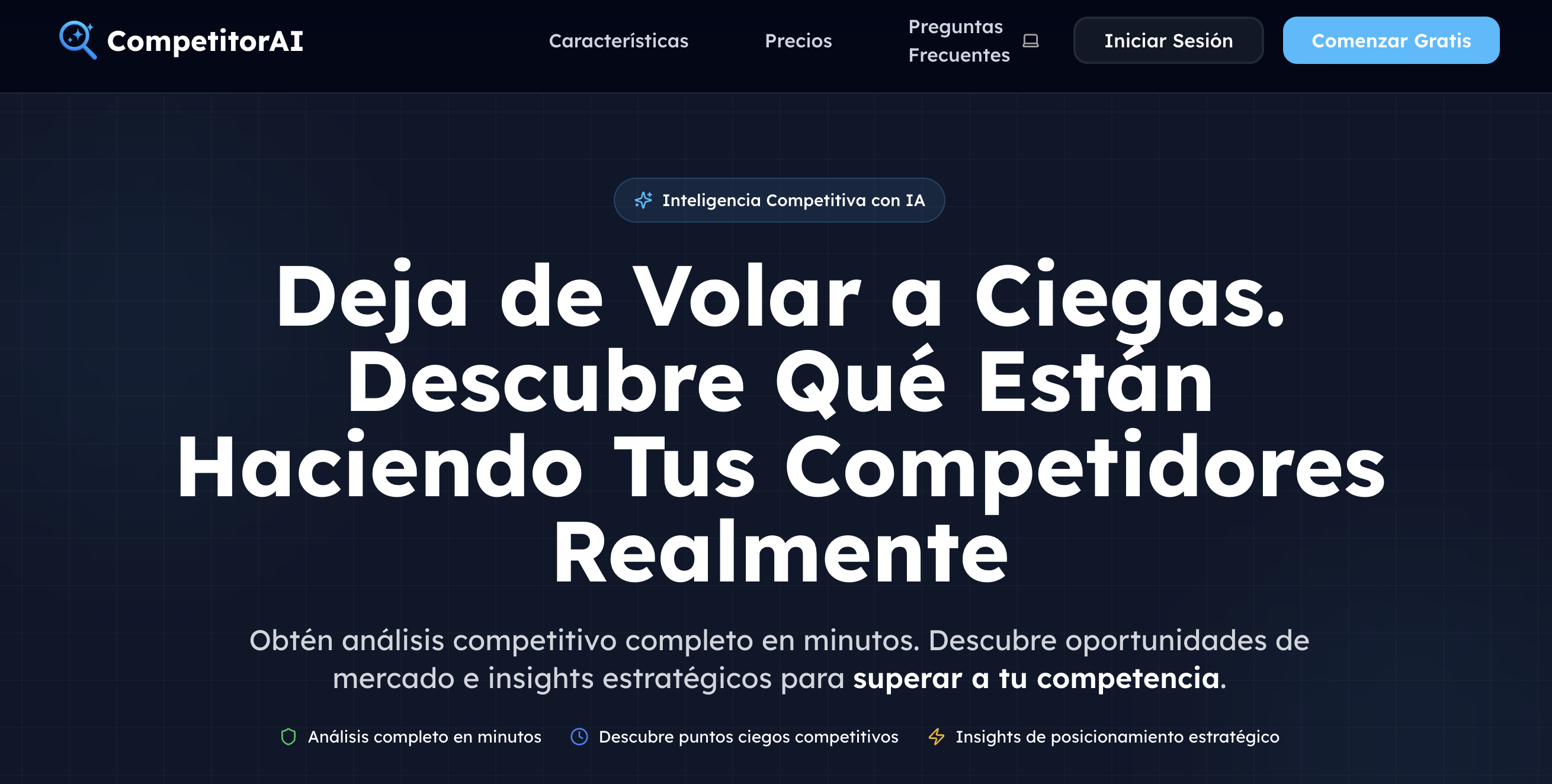 Inteligencia Competitiva con IA screenshot 1