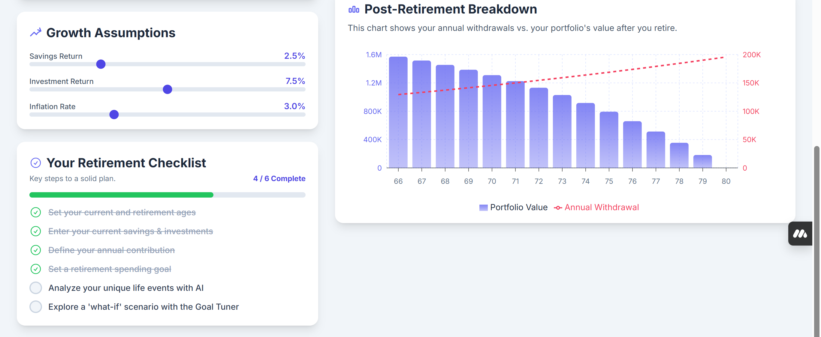 Retirement Wise AI Coach screenshot 2
