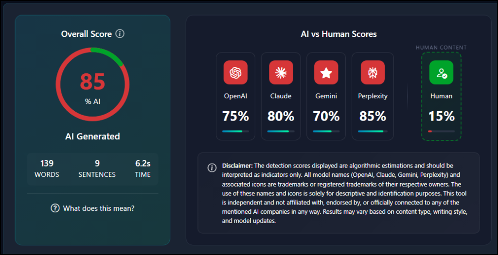 GPTDetector screenshot 1