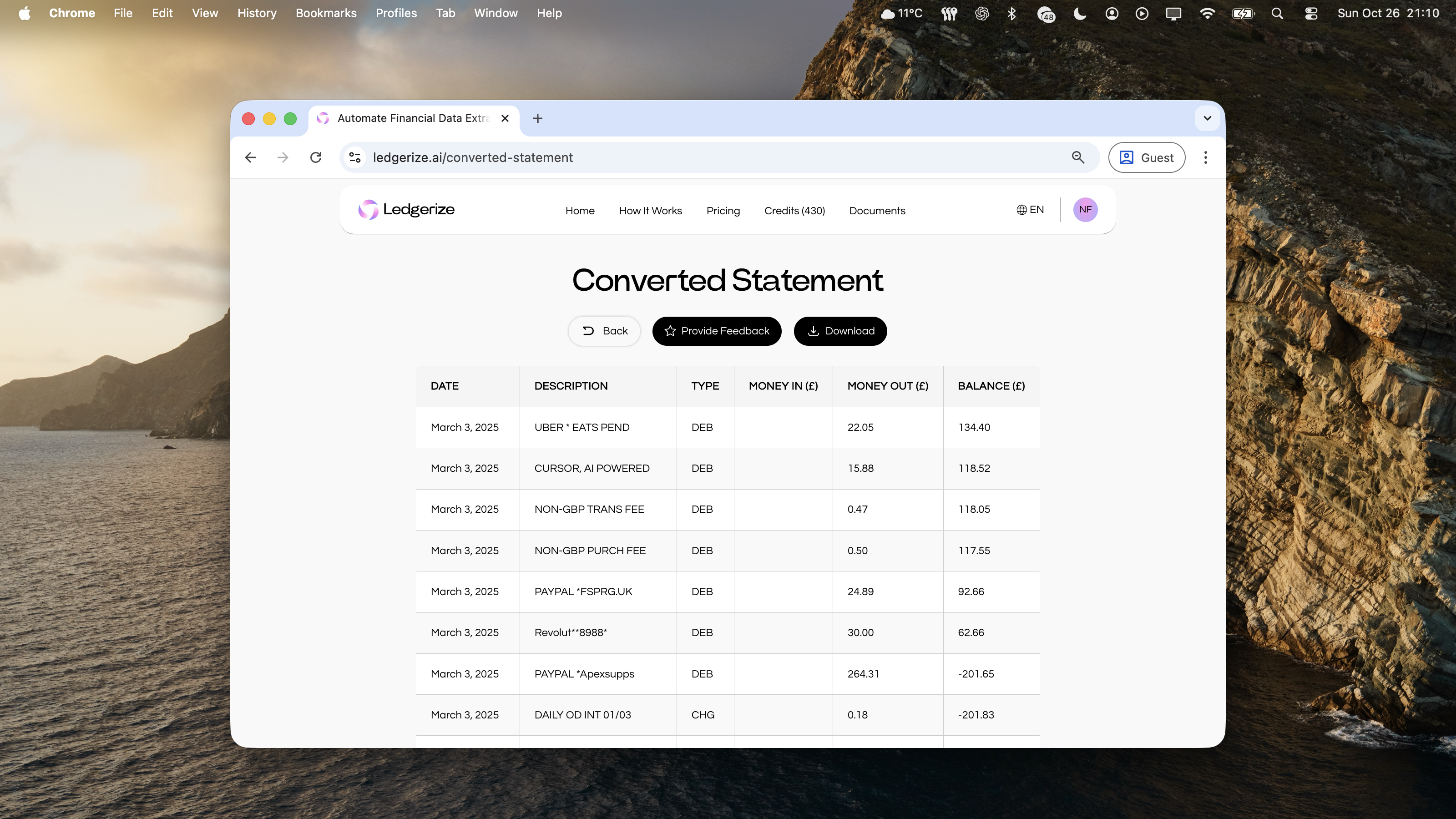 Ledgerize screenshot 3