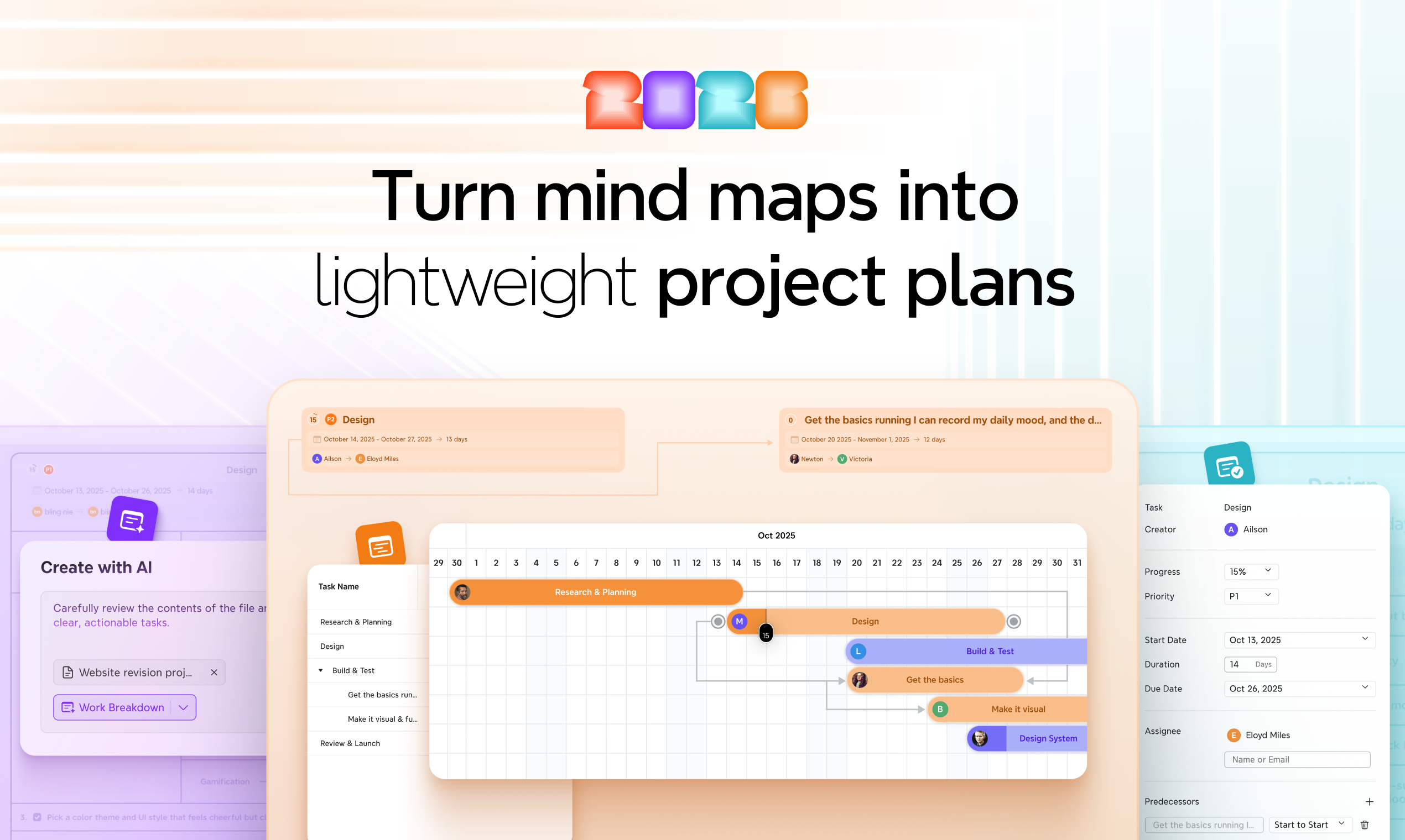 Project Management by Xmind screenshot