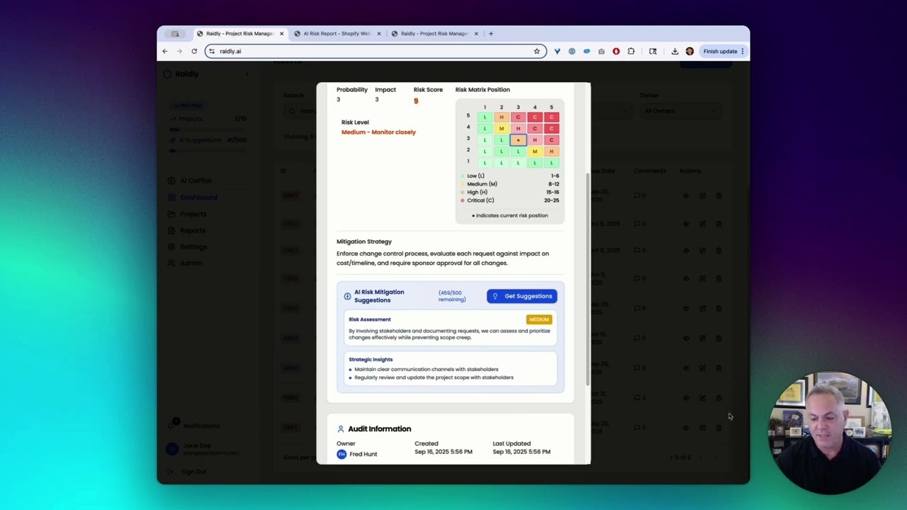 Raidly screenshot 1