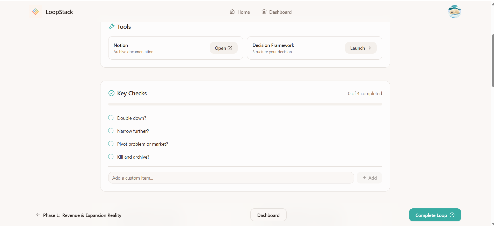 LoopStack screenshot 2