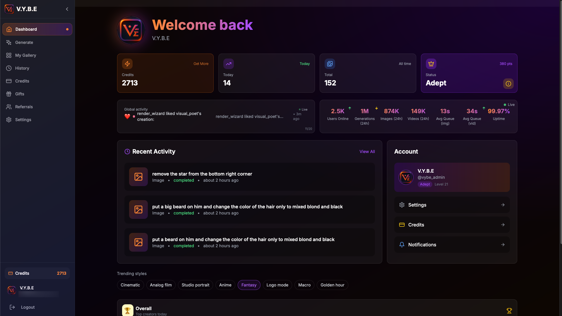 V.Y.B.E screenshot 3