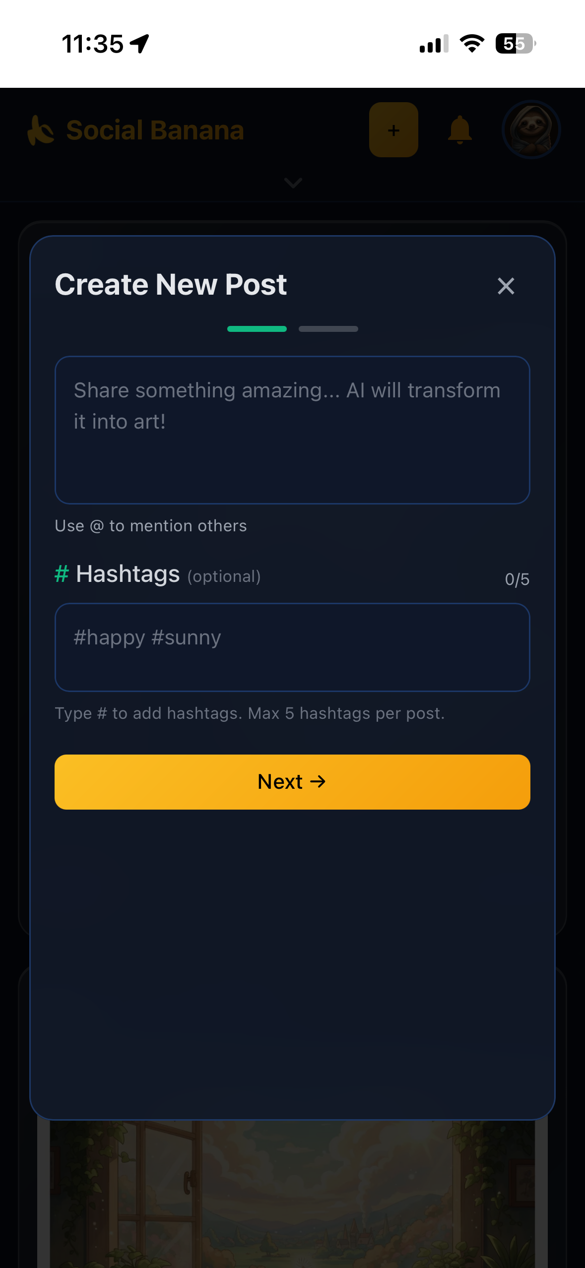 Social Banana screenshot 1