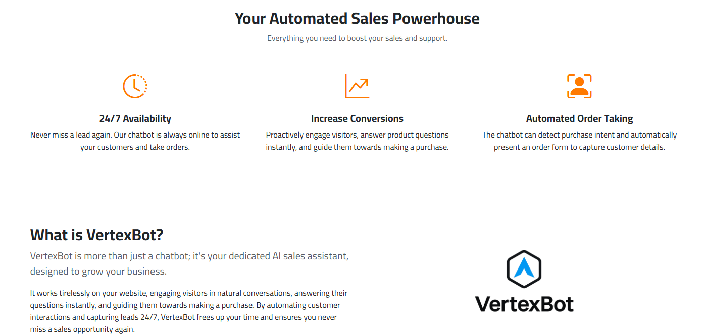VertexBot screenshot 1