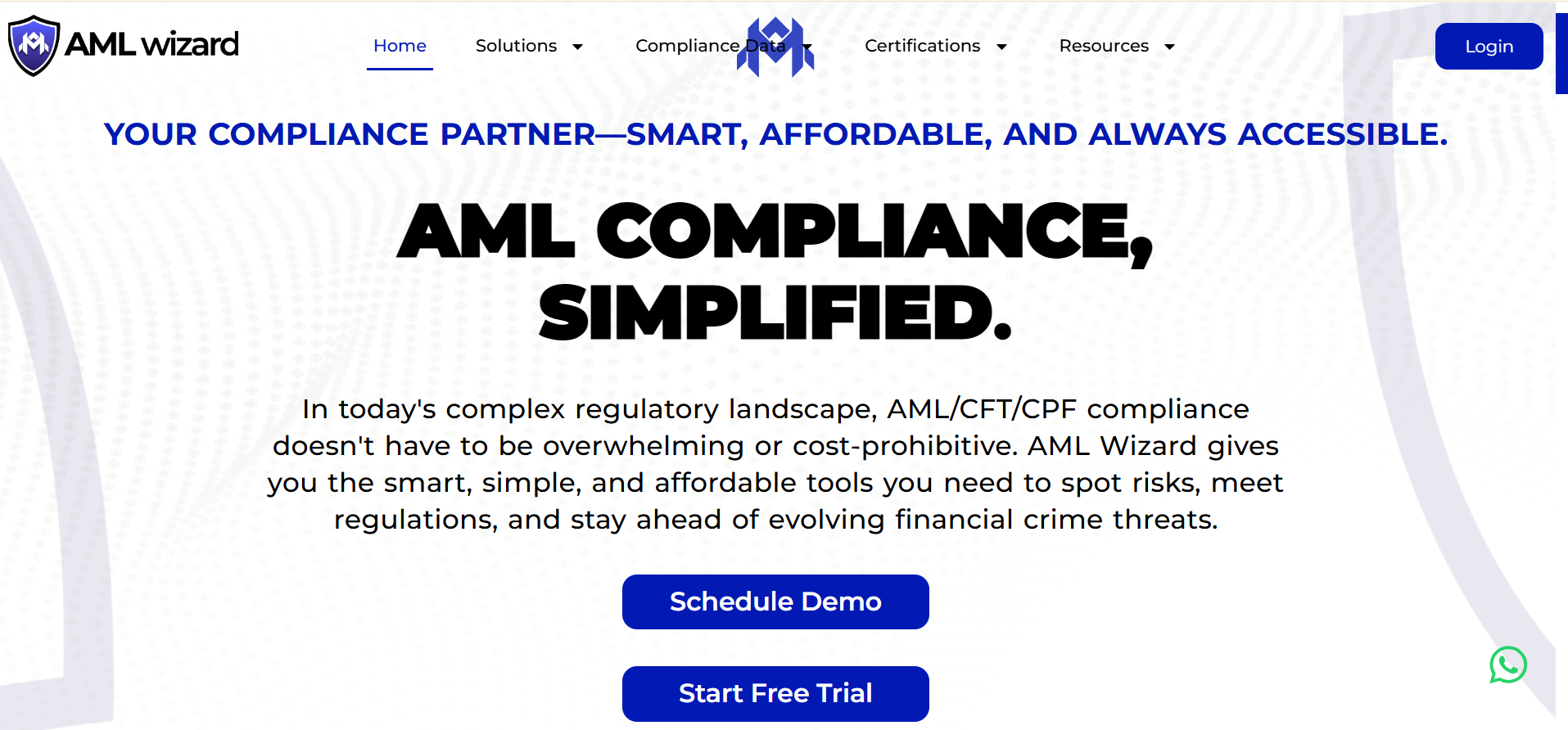 AML Wizard screenshot 1