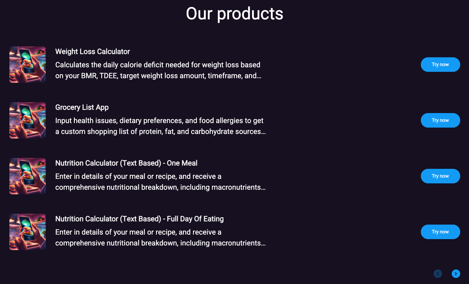 Nutrition Assistant AI Suite screenshot 2