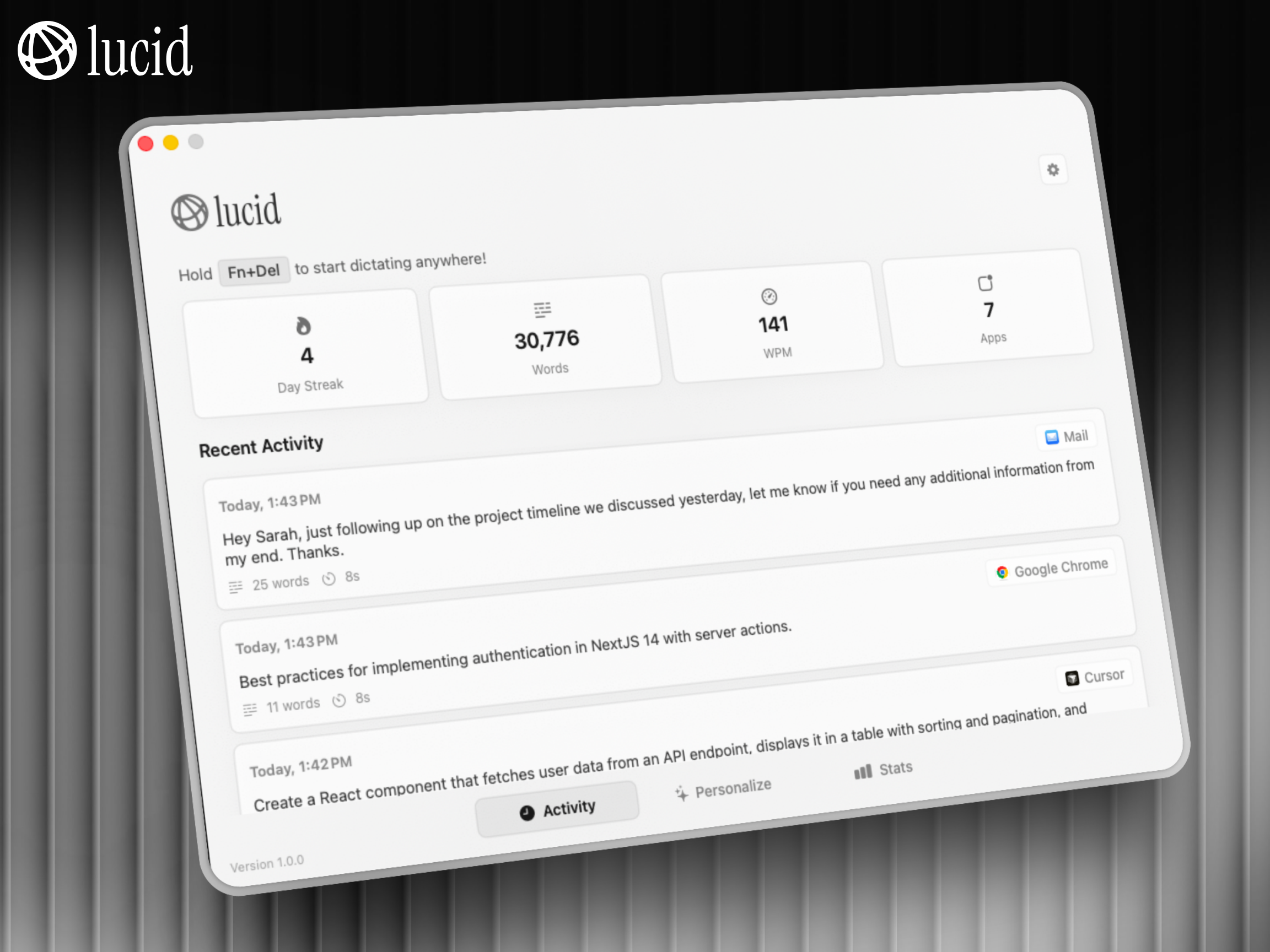Lucid Voice screenshot 4
