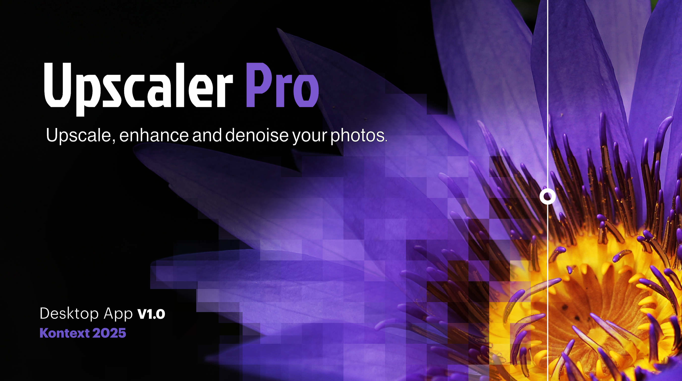 UpscalerPro - AI upscaling desktop app screenshot 1