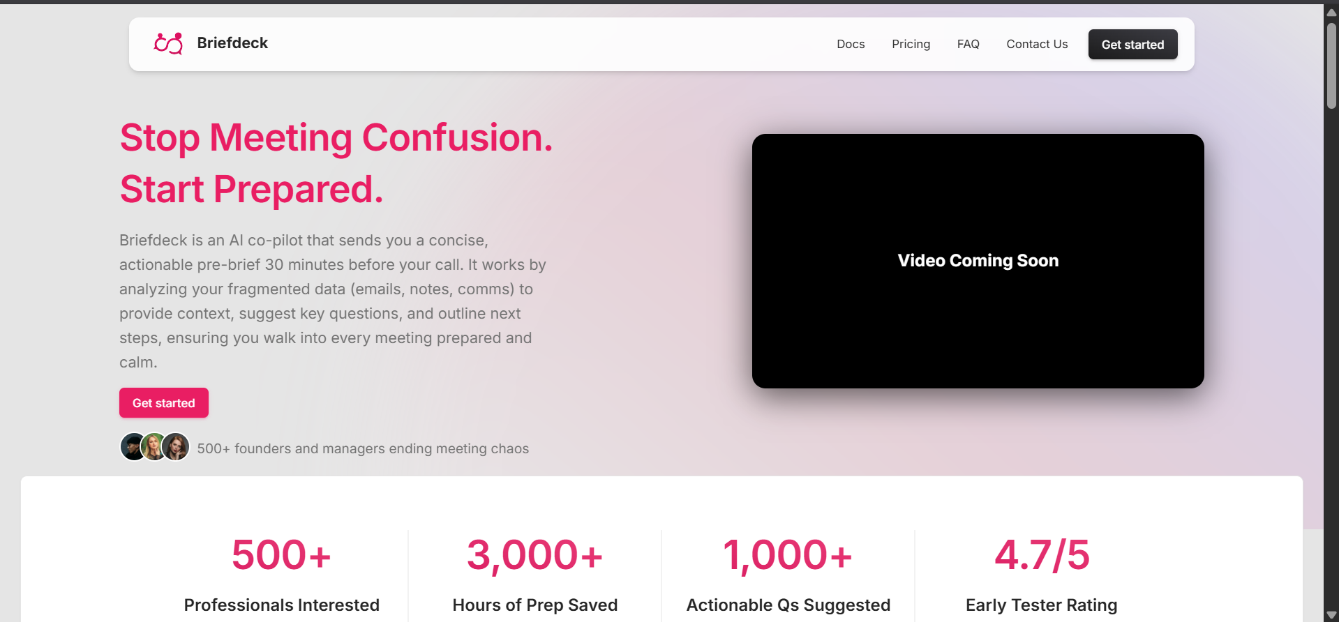 Briefdeck screenshot 1