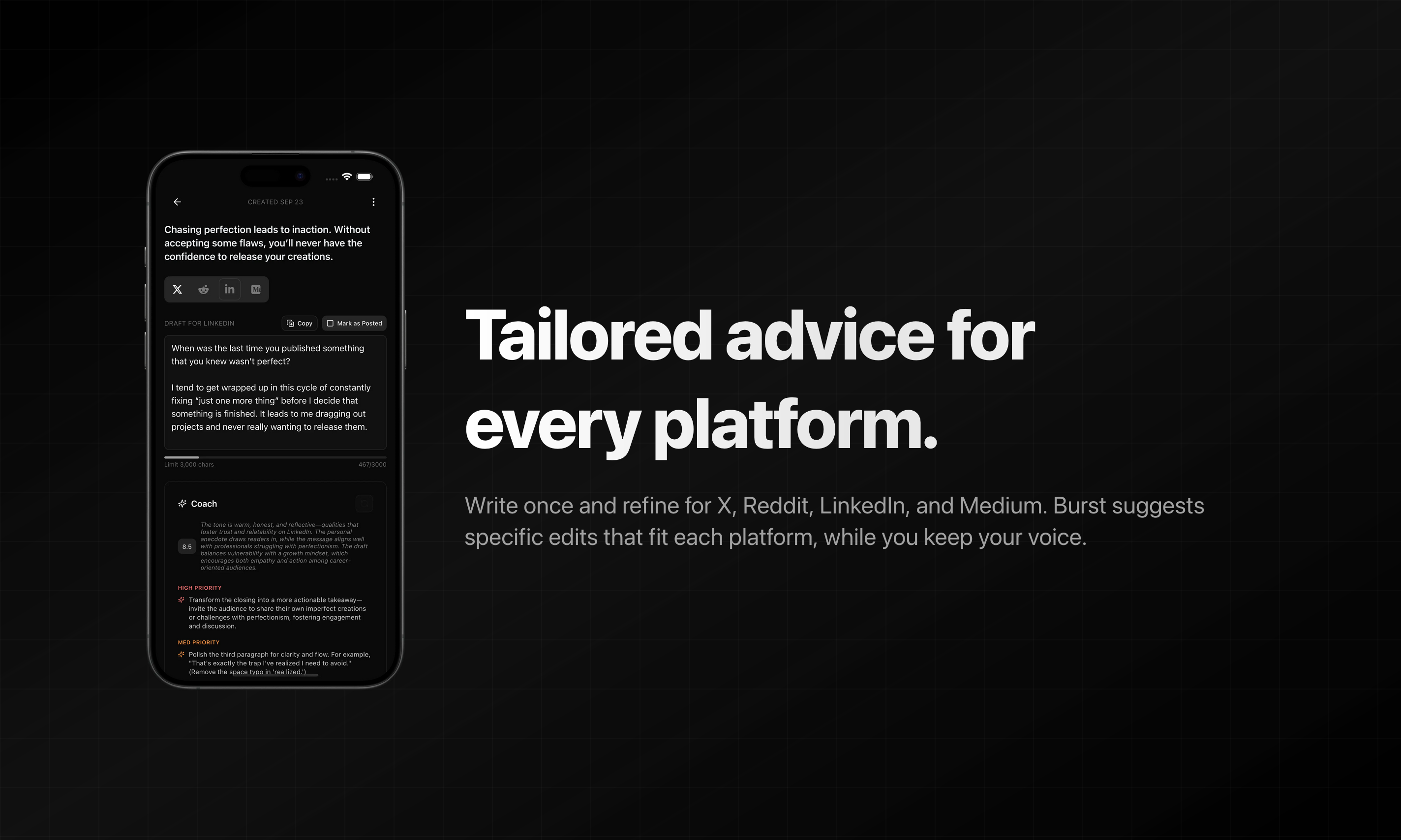 Burst screenshot 4