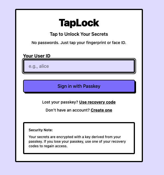 TapLock screenshot 3