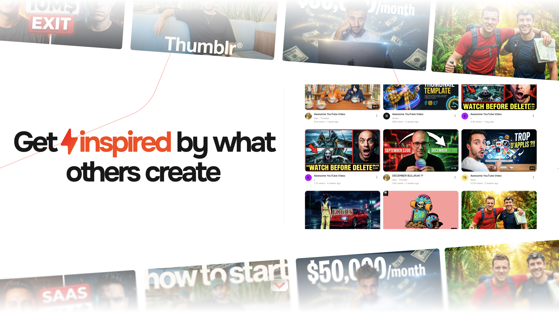 Thumblr - AI Youtube Thumbnail Generator screenshot 2