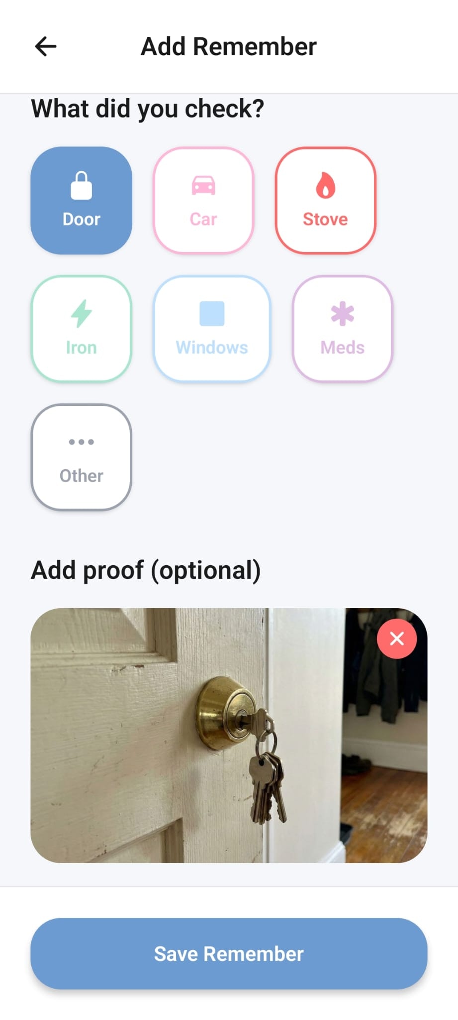 CalmCheck screenshot 2