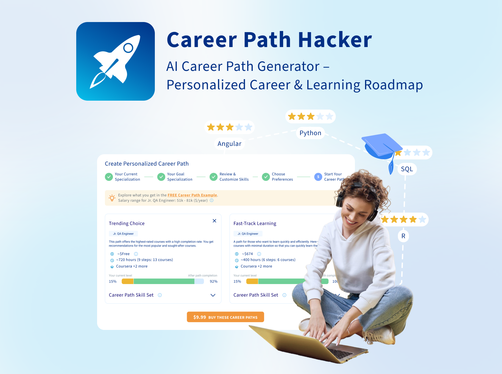 Career Path Hacker: your learning path screenshot 2