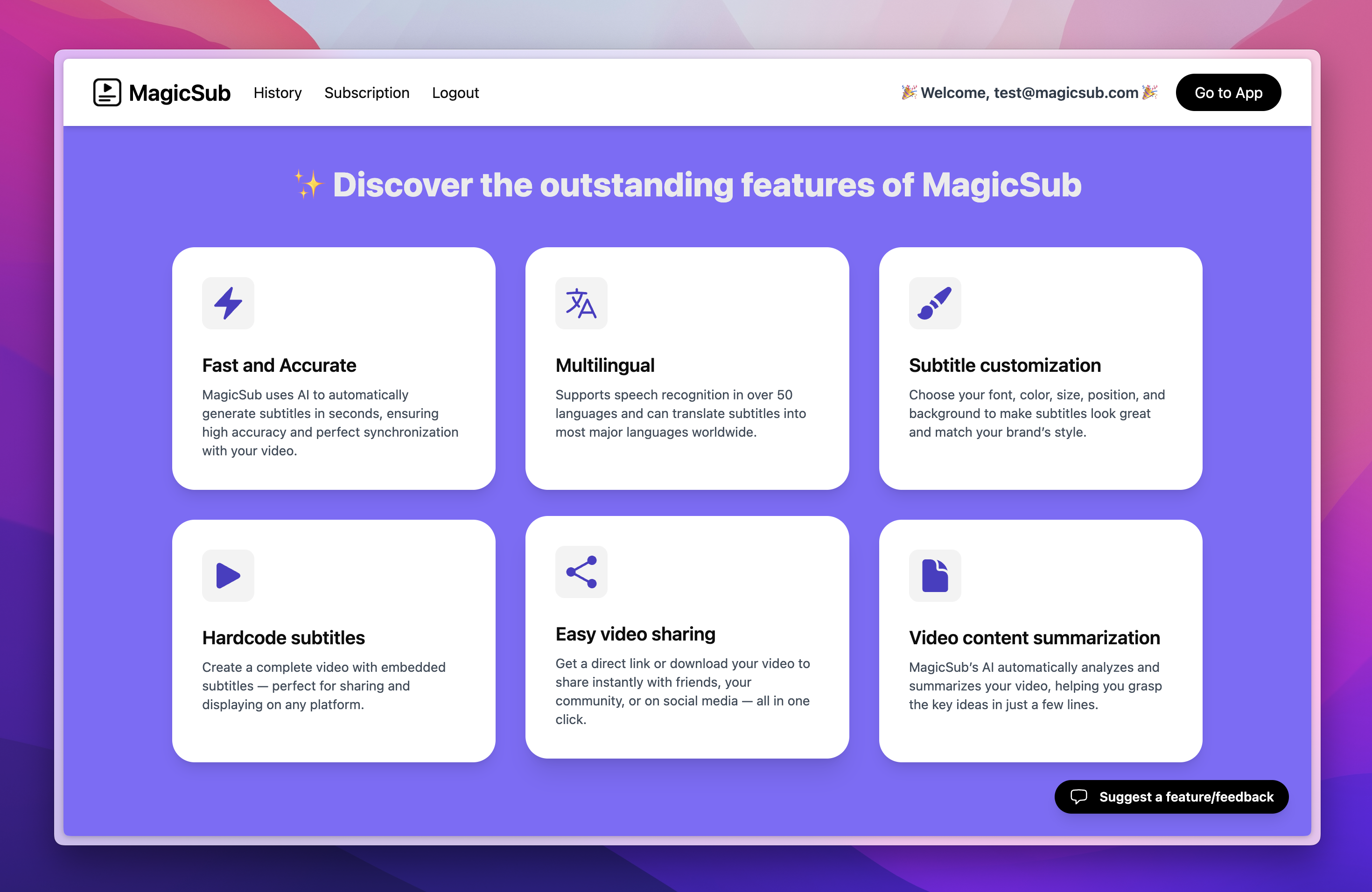 MagicSub screenshot 2