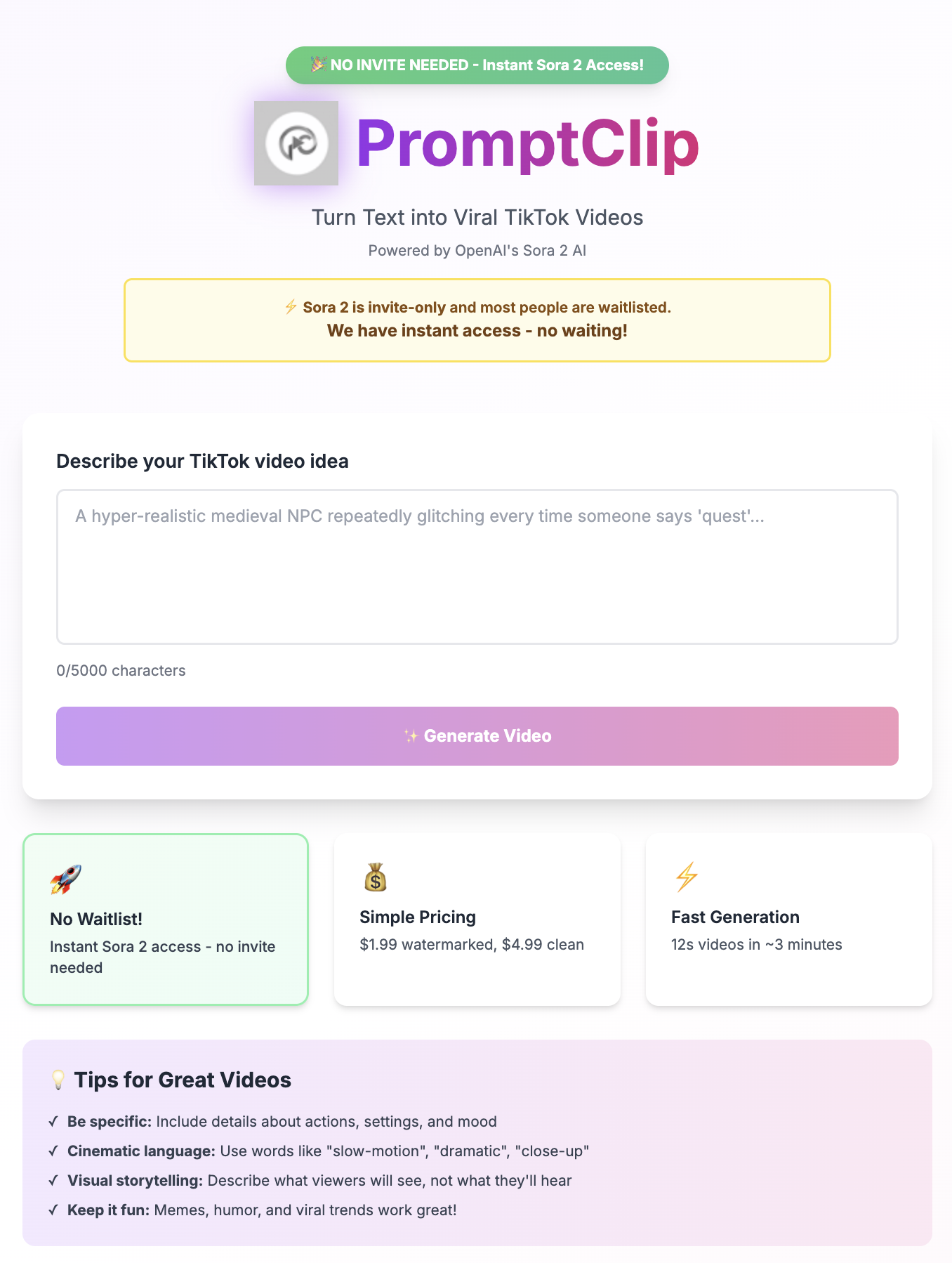 PromptClip screenshot 1