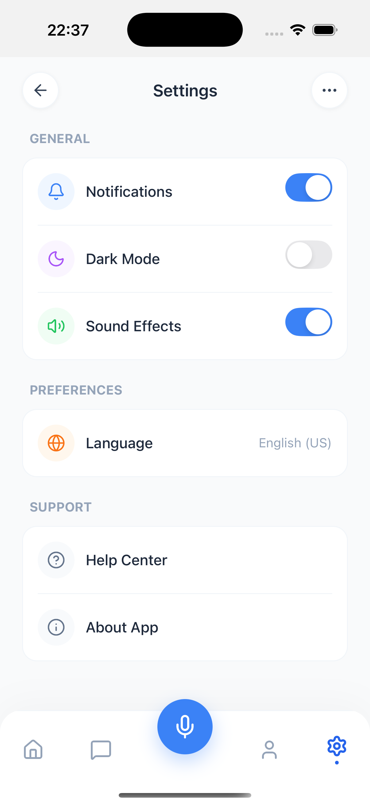 AI Chat UI Kit — React Native + Expo screenshot 2