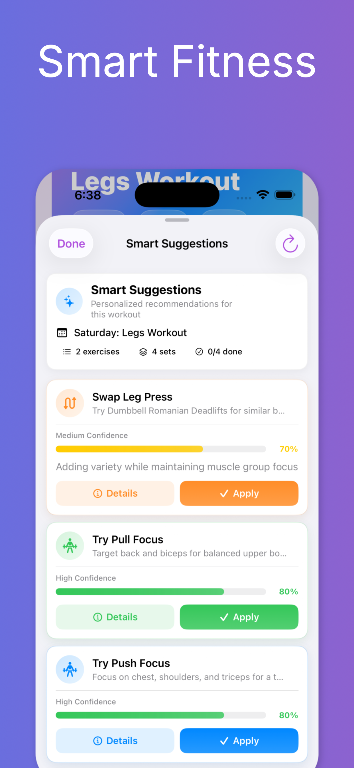 Gain - AI-Powered Home Workout Planner screenshot 7