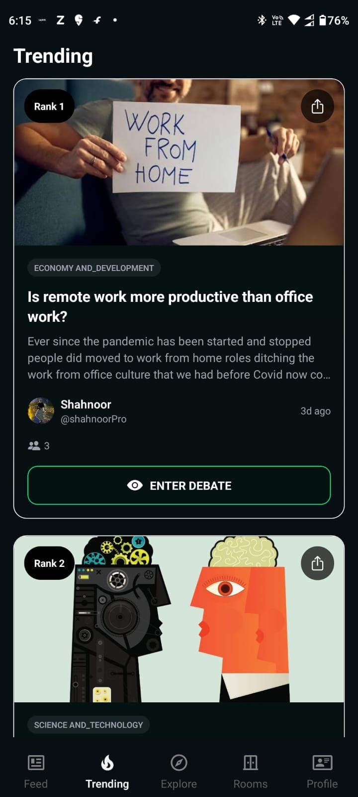 Dtrue – Debate, Vote & Discuss screenshot 3