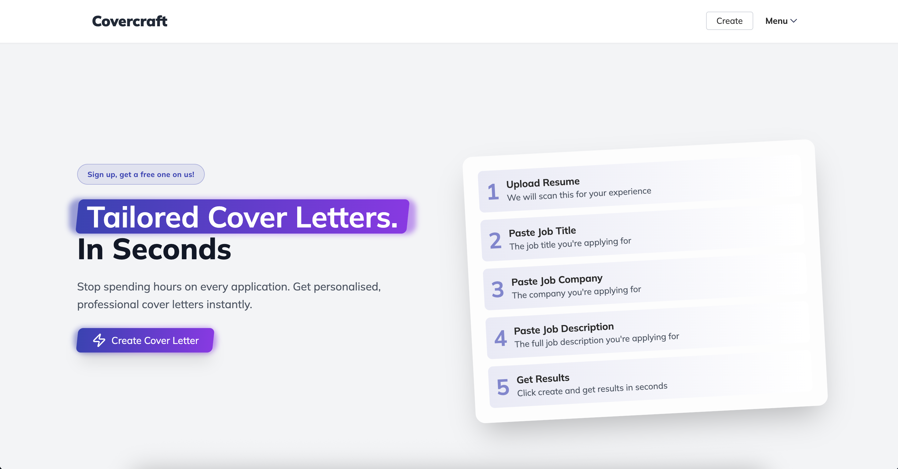 Covercraft screenshot 1