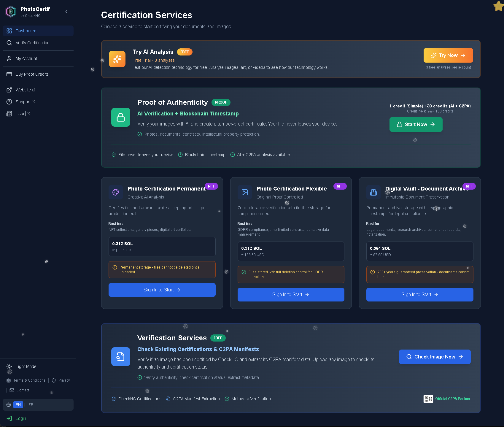 CHECKHC screenshot 1