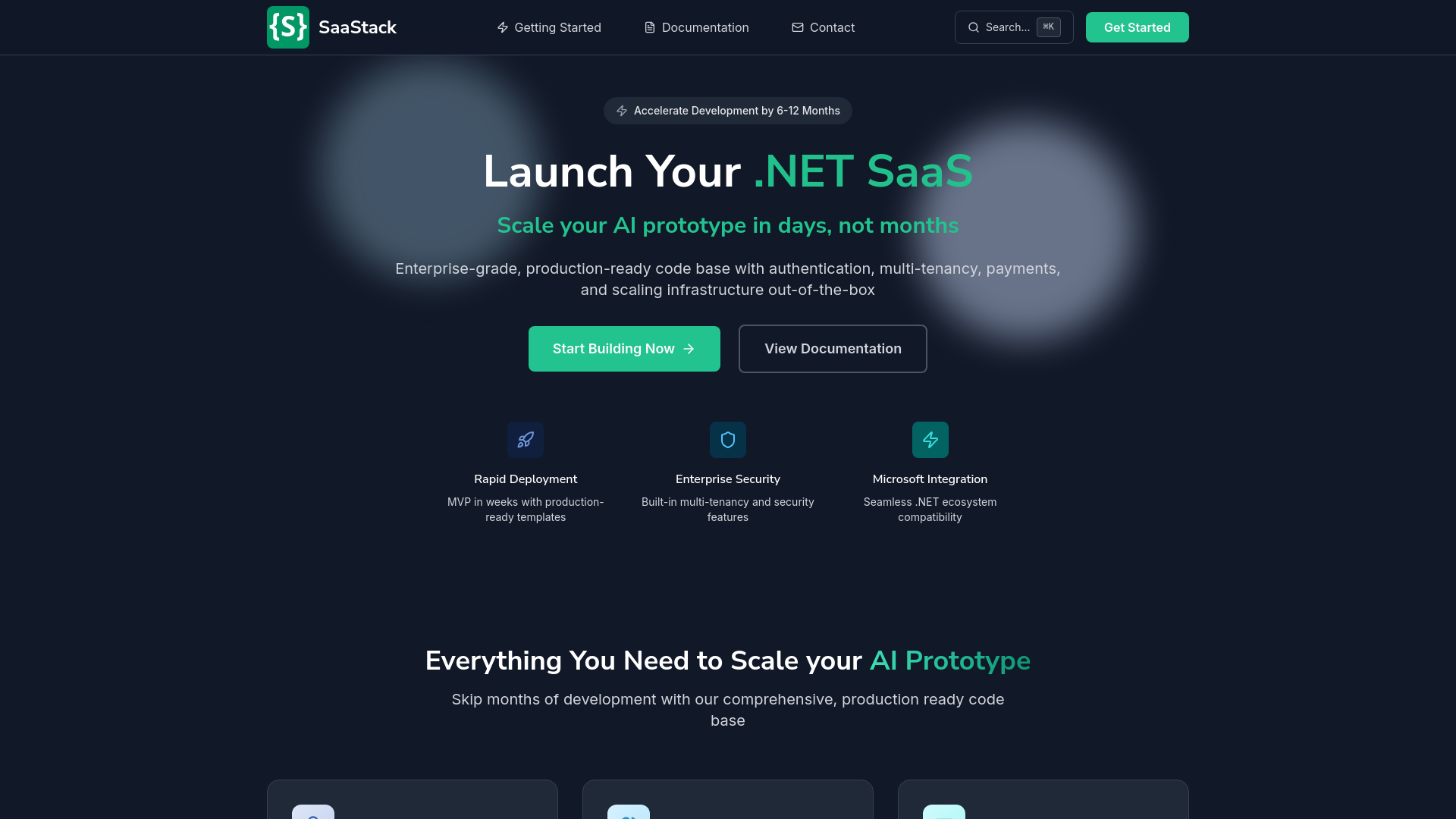 SaaStack screenshot 1