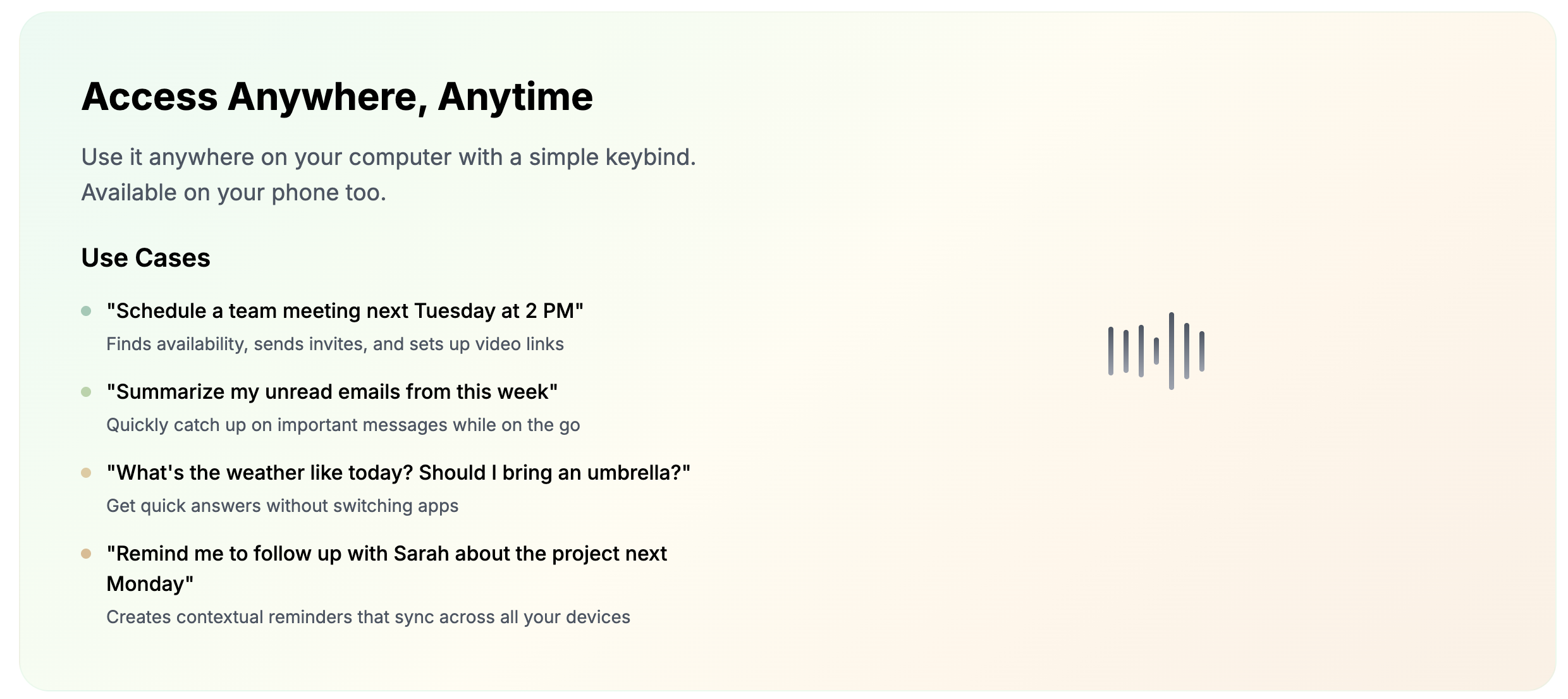Wagoo Voice Assistant screenshot 3