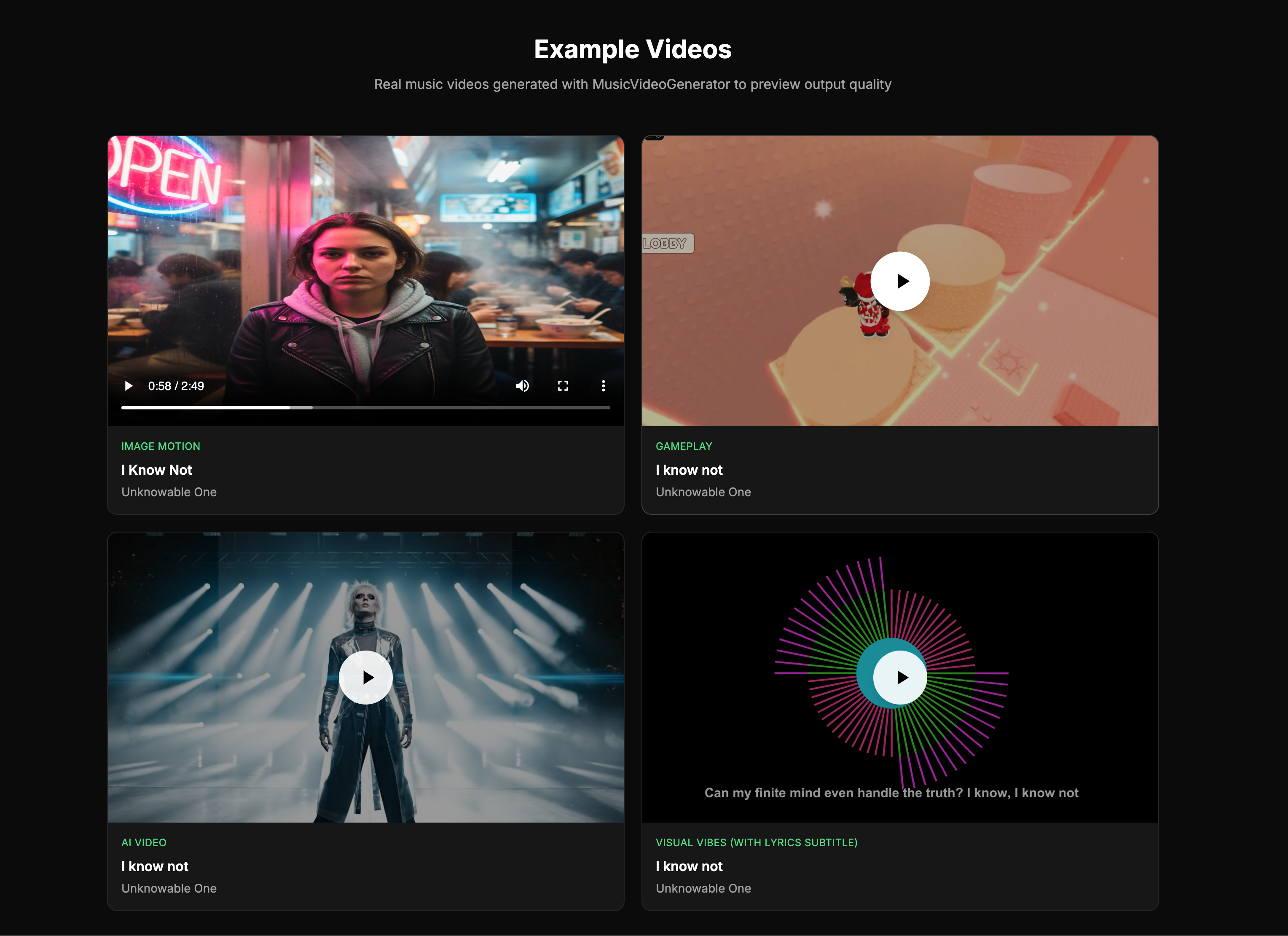 Music Video Generator screenshot 4