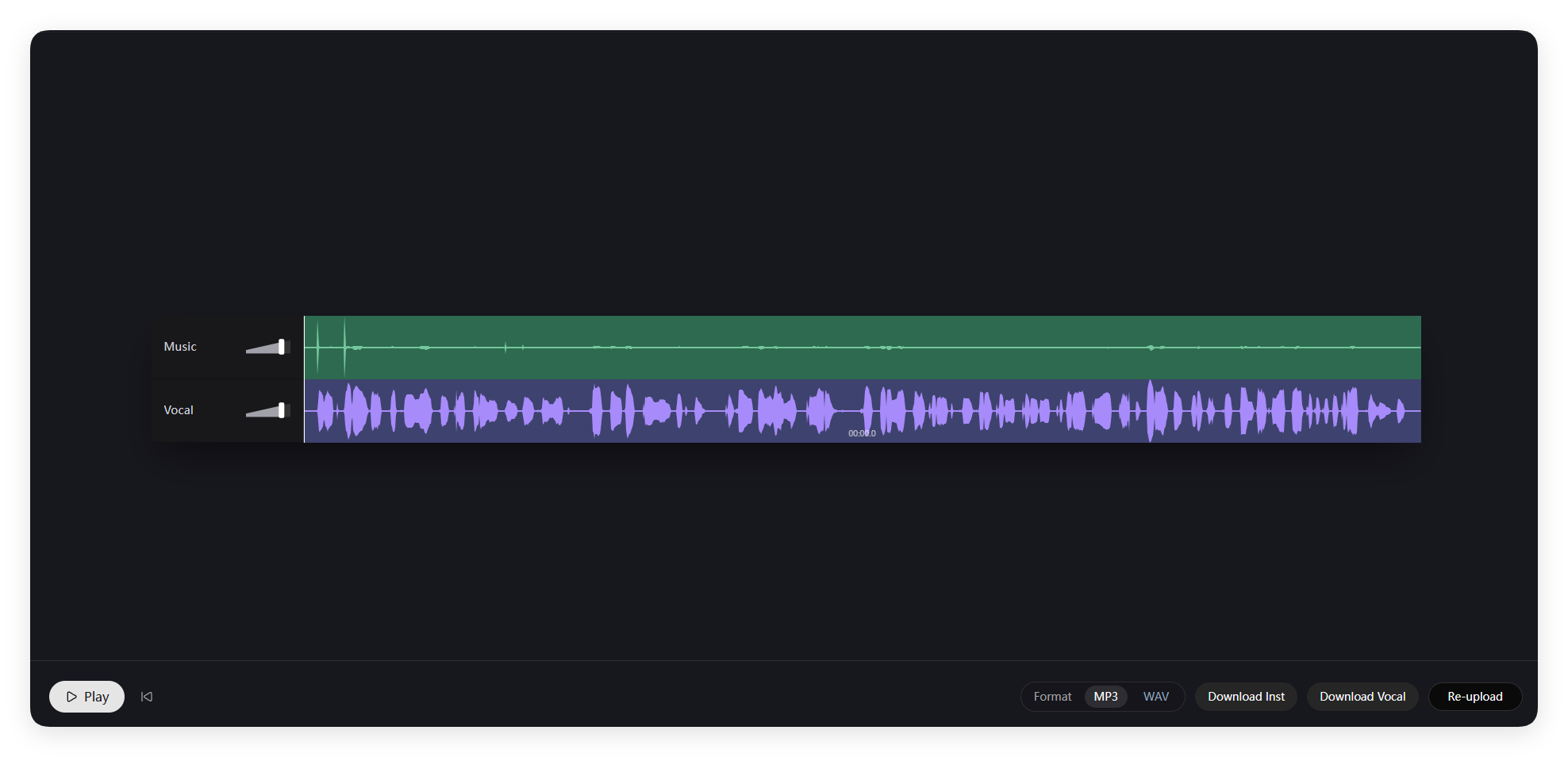 Demixr.com screenshot 2