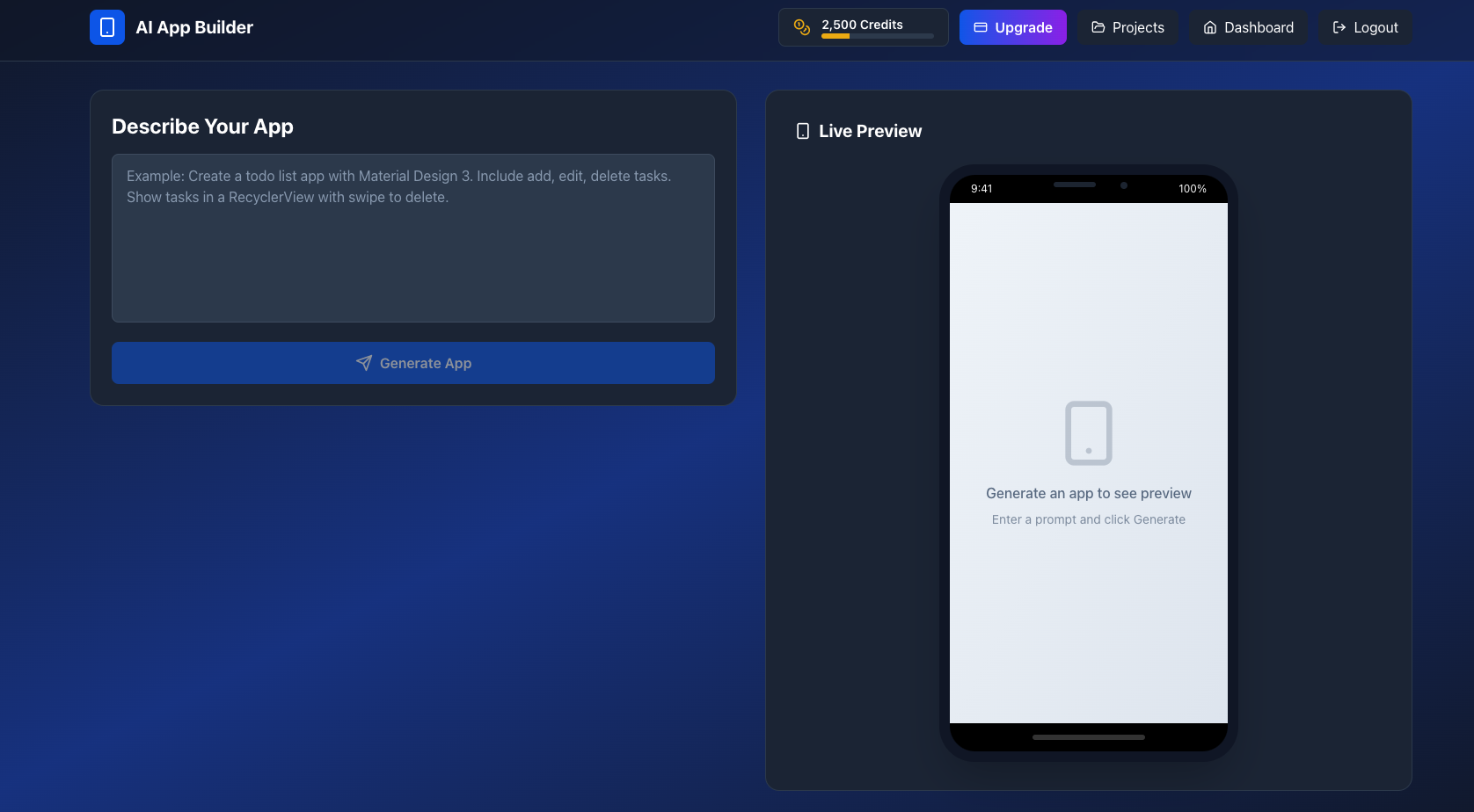 App Builder screenshot 3