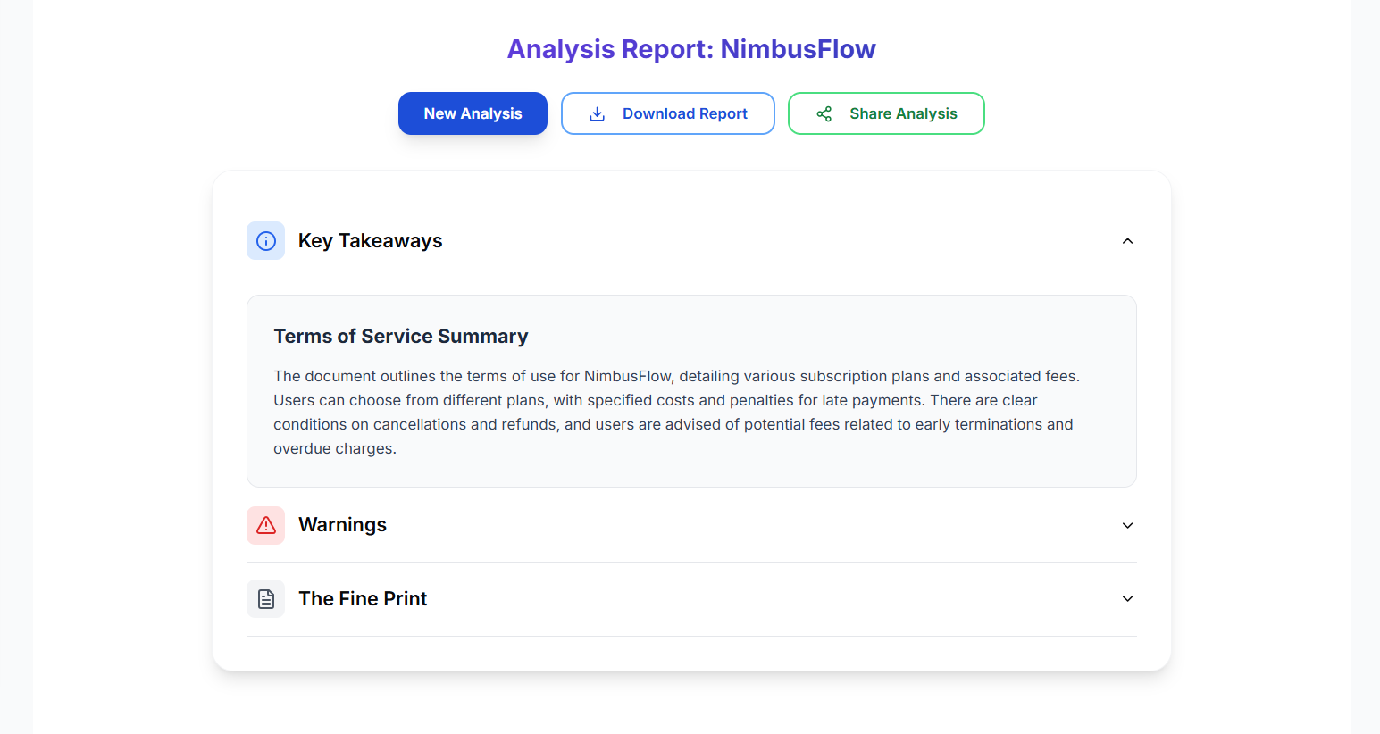 Feesy - Find the traps in fine print. screenshot 4