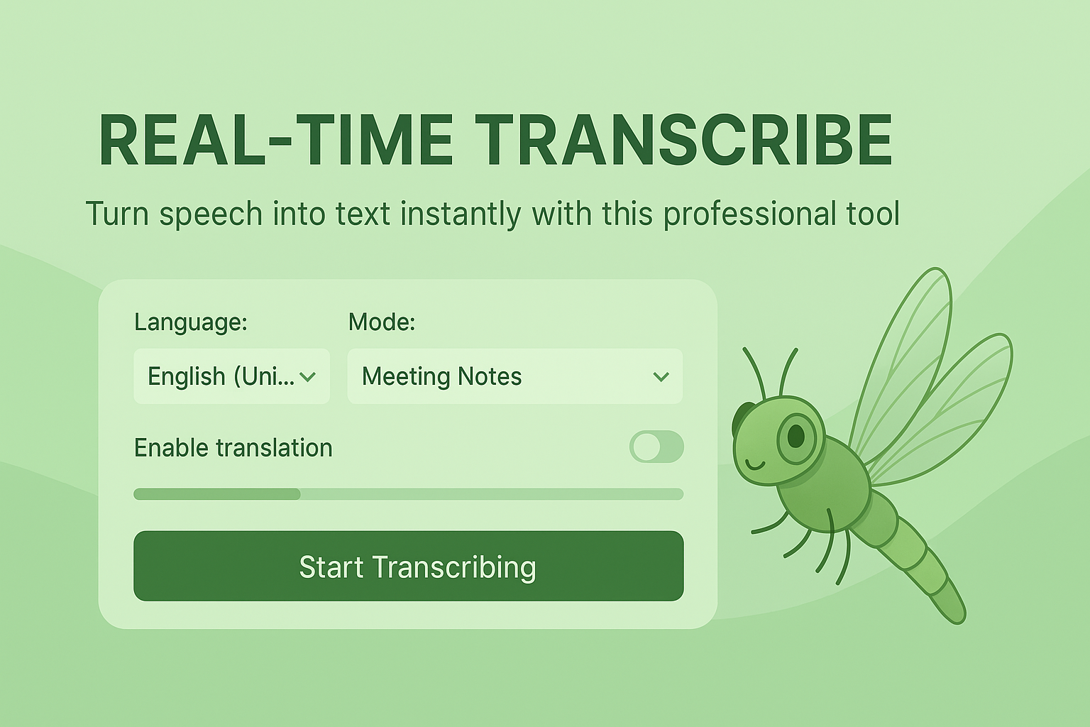 Realtime Transcribe Assistant | 实时转写助手 screenshot 1