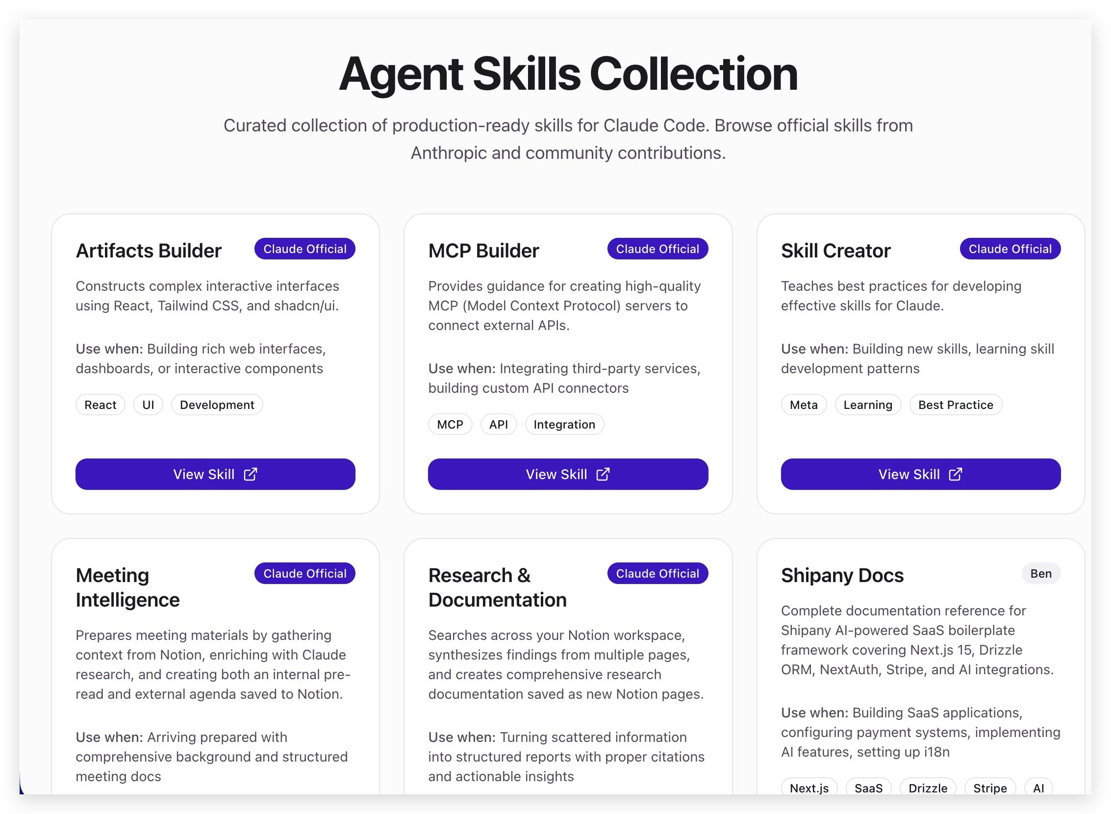 Agent skills screenshot 2