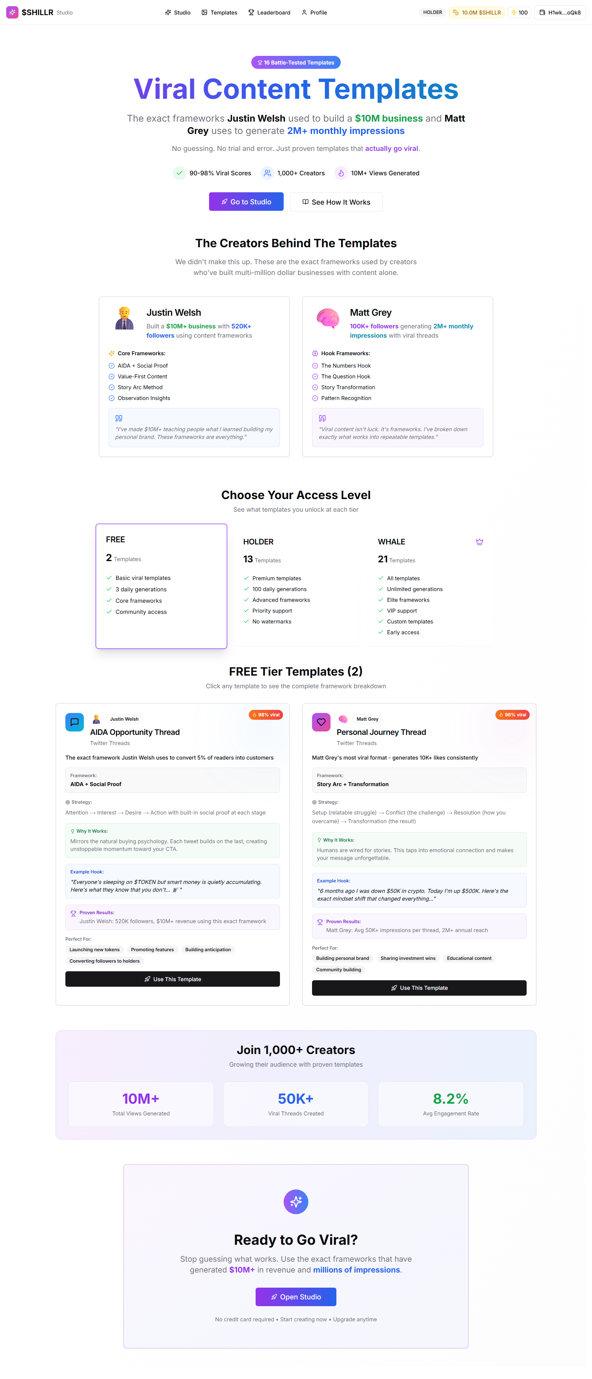 $SHILLR Studio screenshot 4