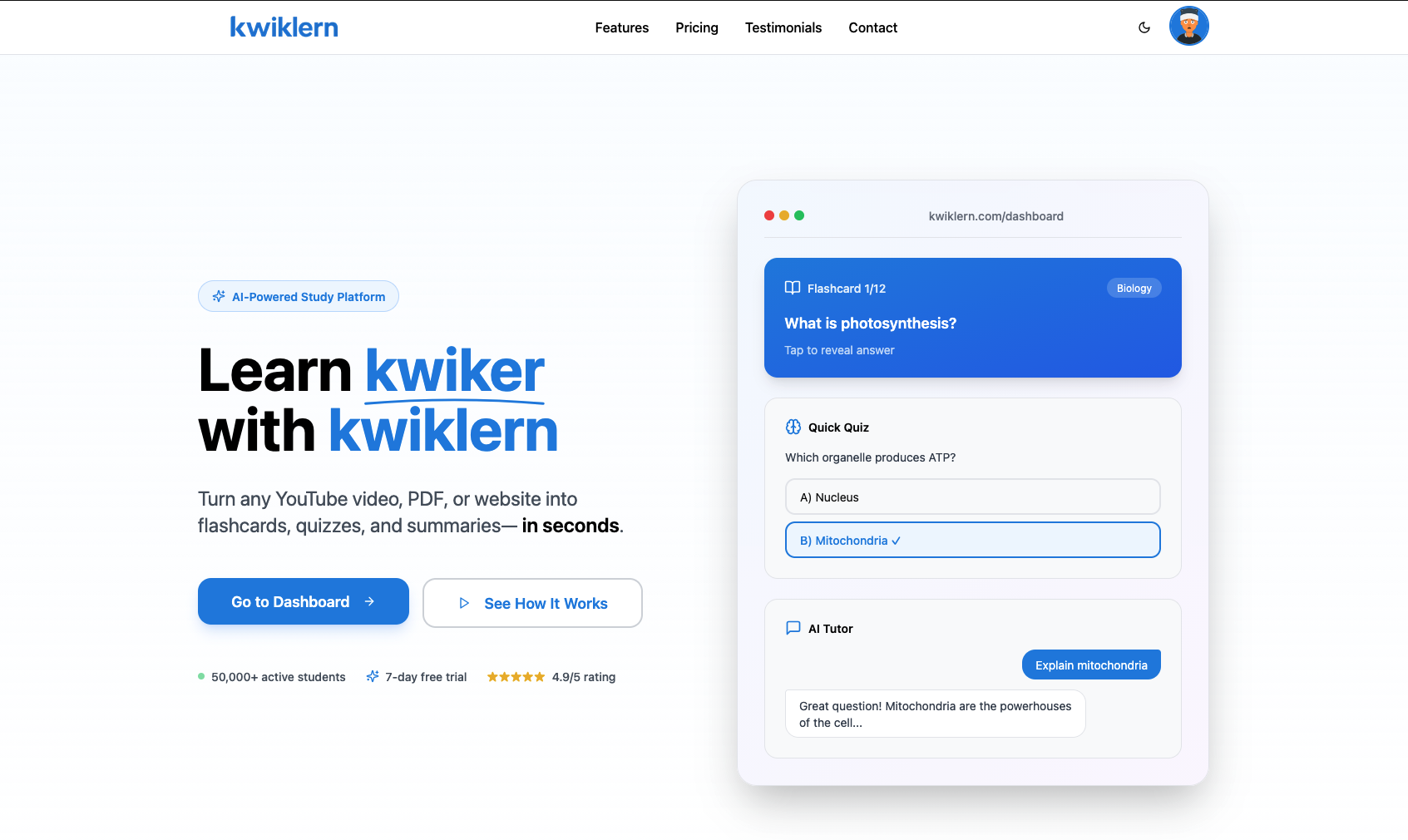 Kwiklern screenshot 1