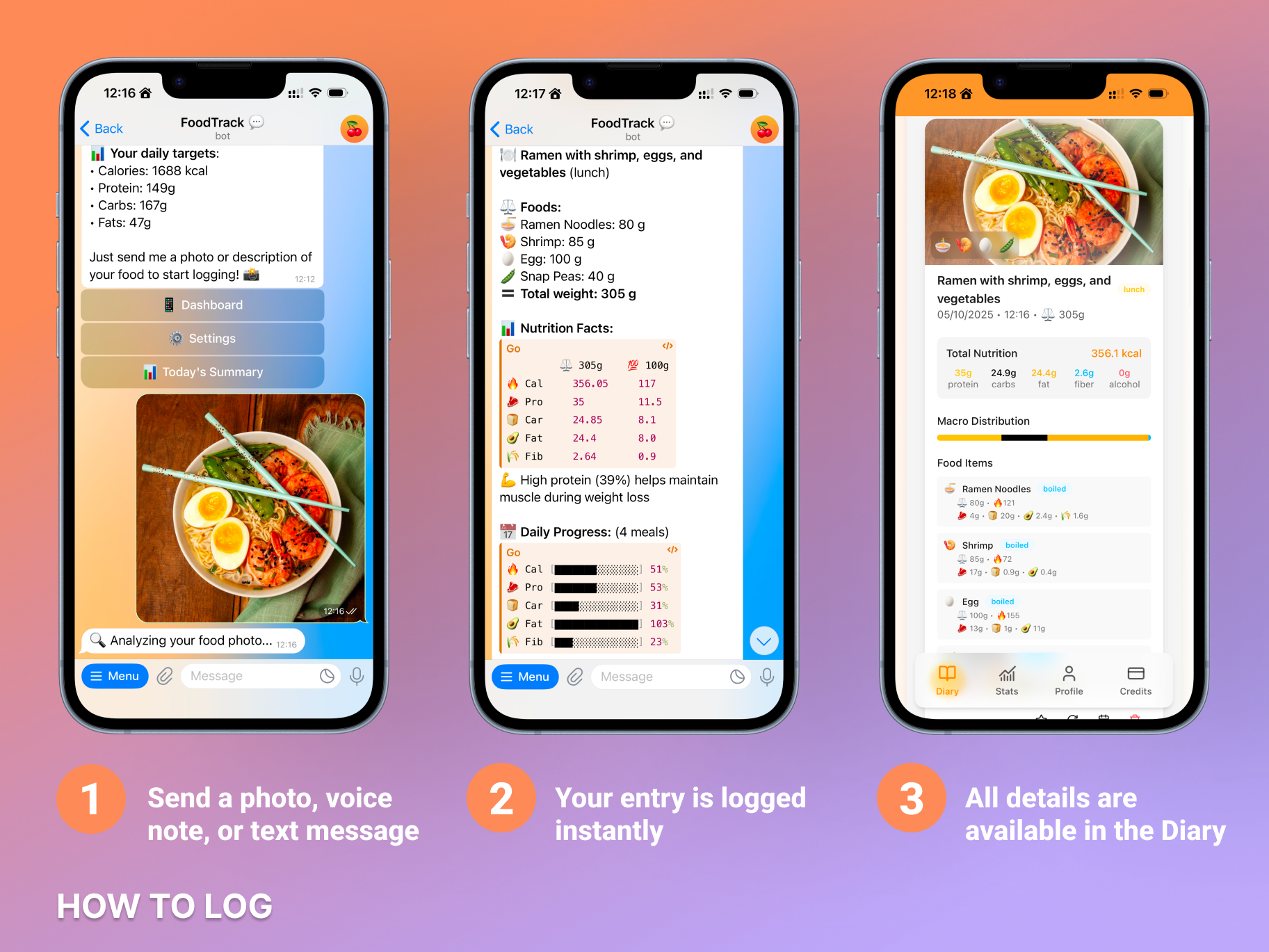 FoodTrack.Chat screenshot 3