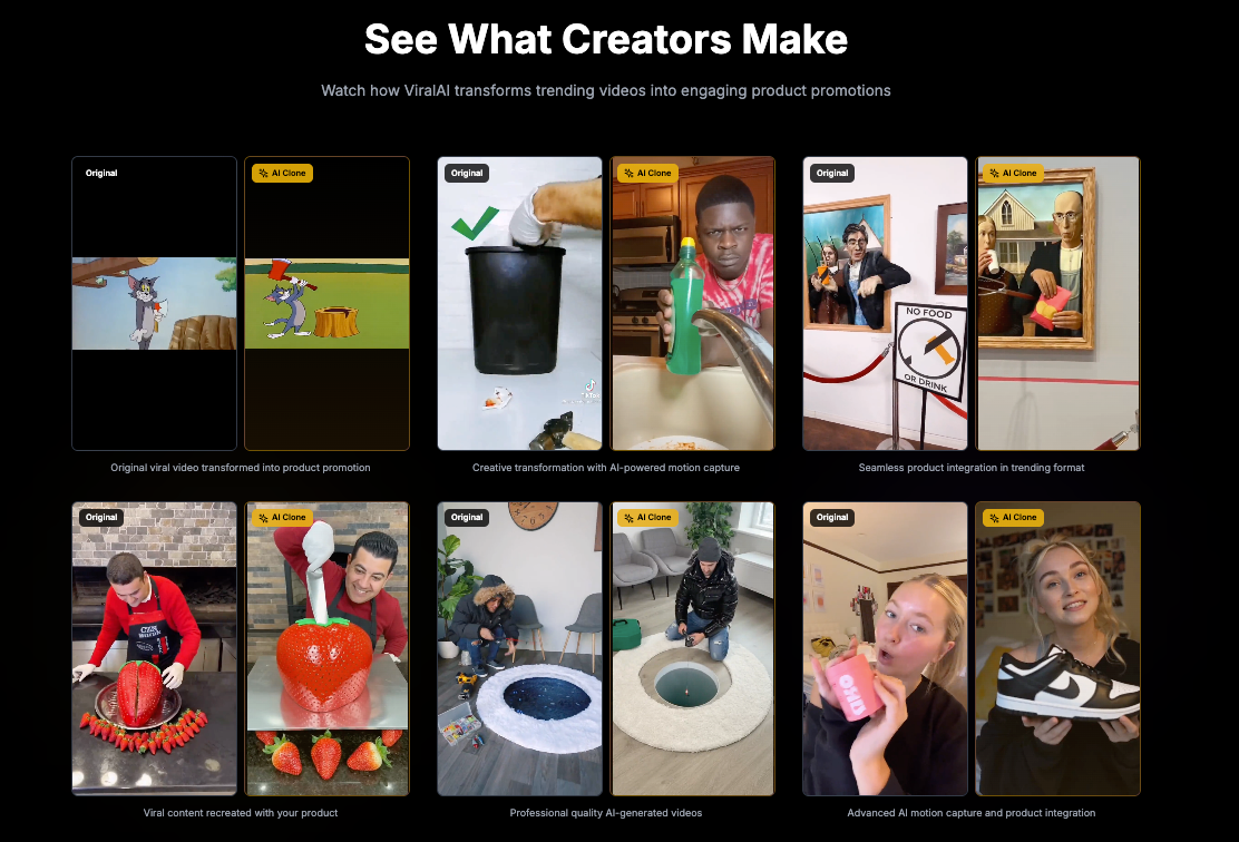 Viral AI screenshot 2